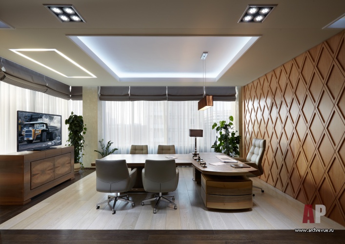 现代四层建筑公司办公室项目丨Качалов Иван,Метёлкин Игорь-21