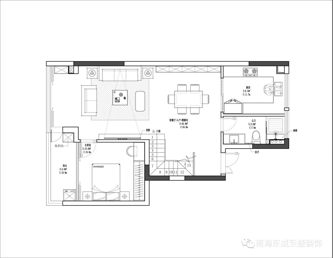 佛山绿城叠墅丨中国佛山丨佛山市南海东成至盛装饰有限公司-12