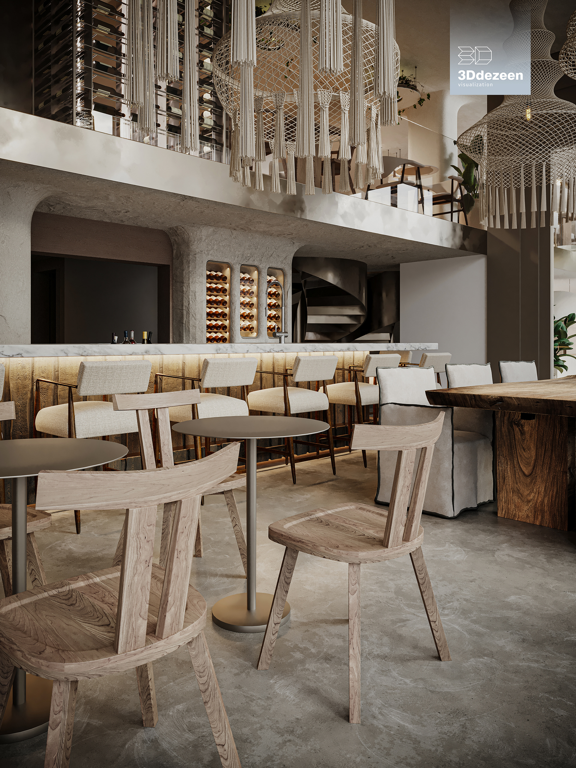 Restaurant | Interior Design | Visualization-14