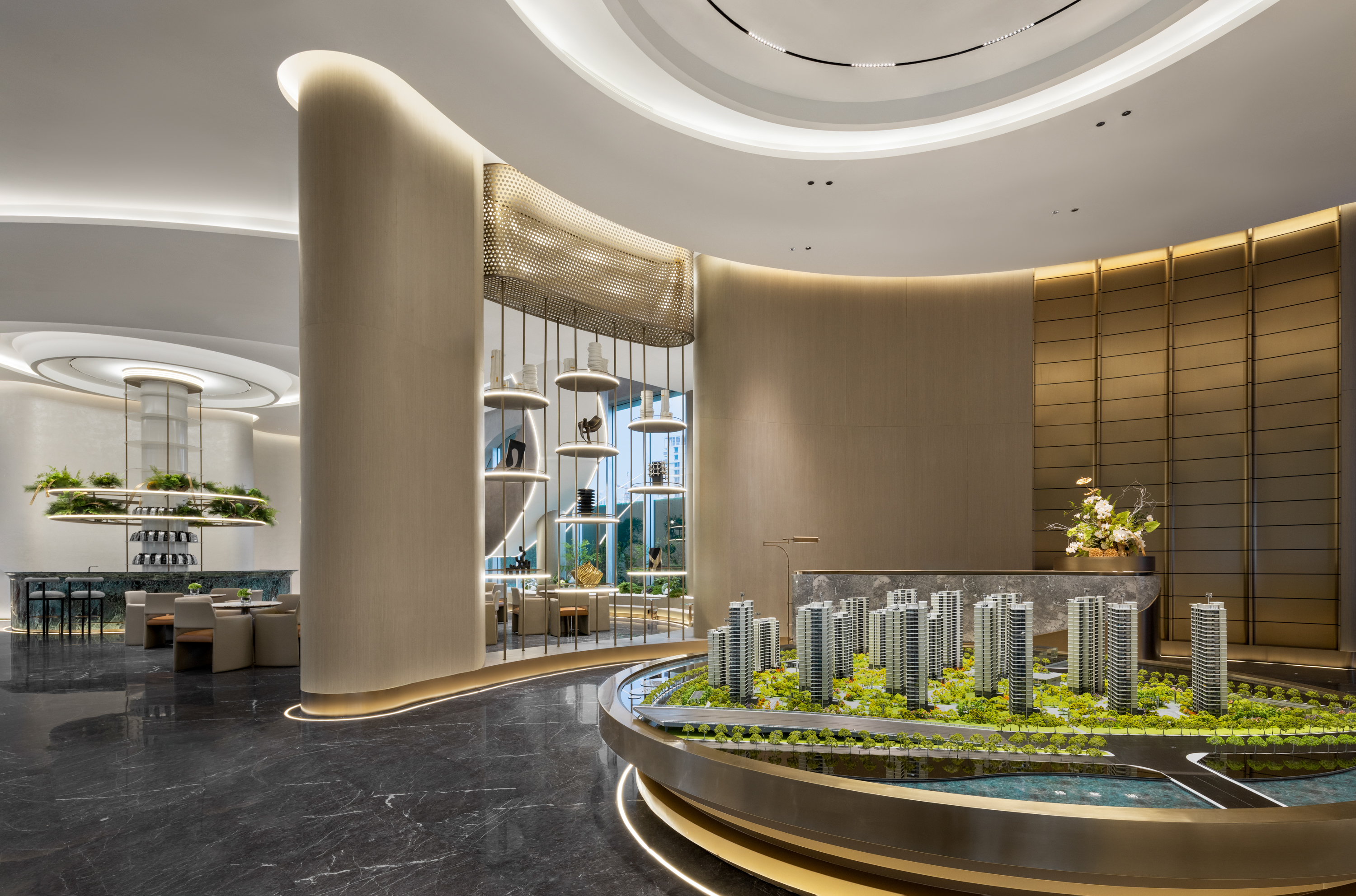 熙和云汀雅园售楼处空间丨域正设计-5