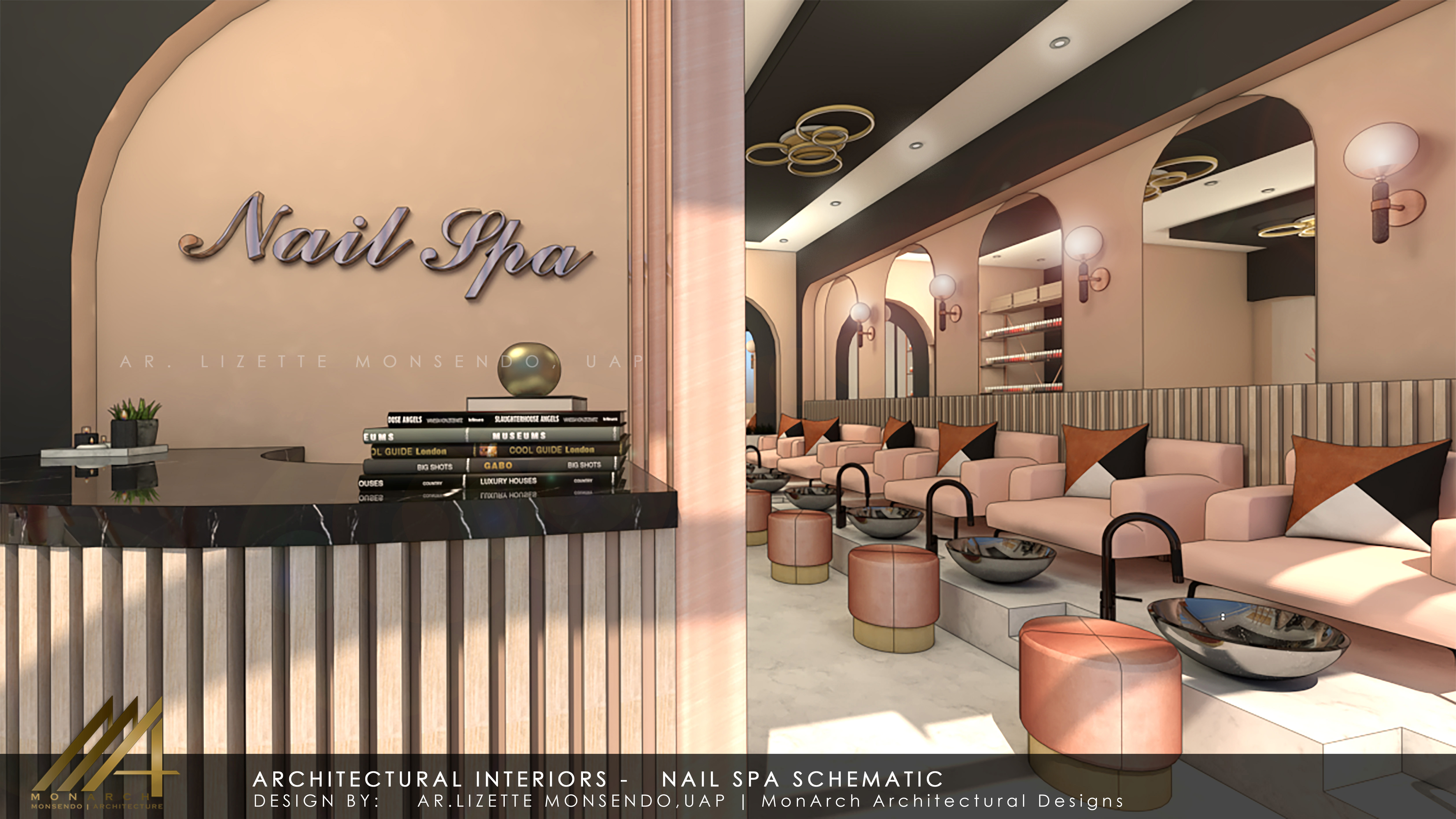 Nail Salon 室内设计-12