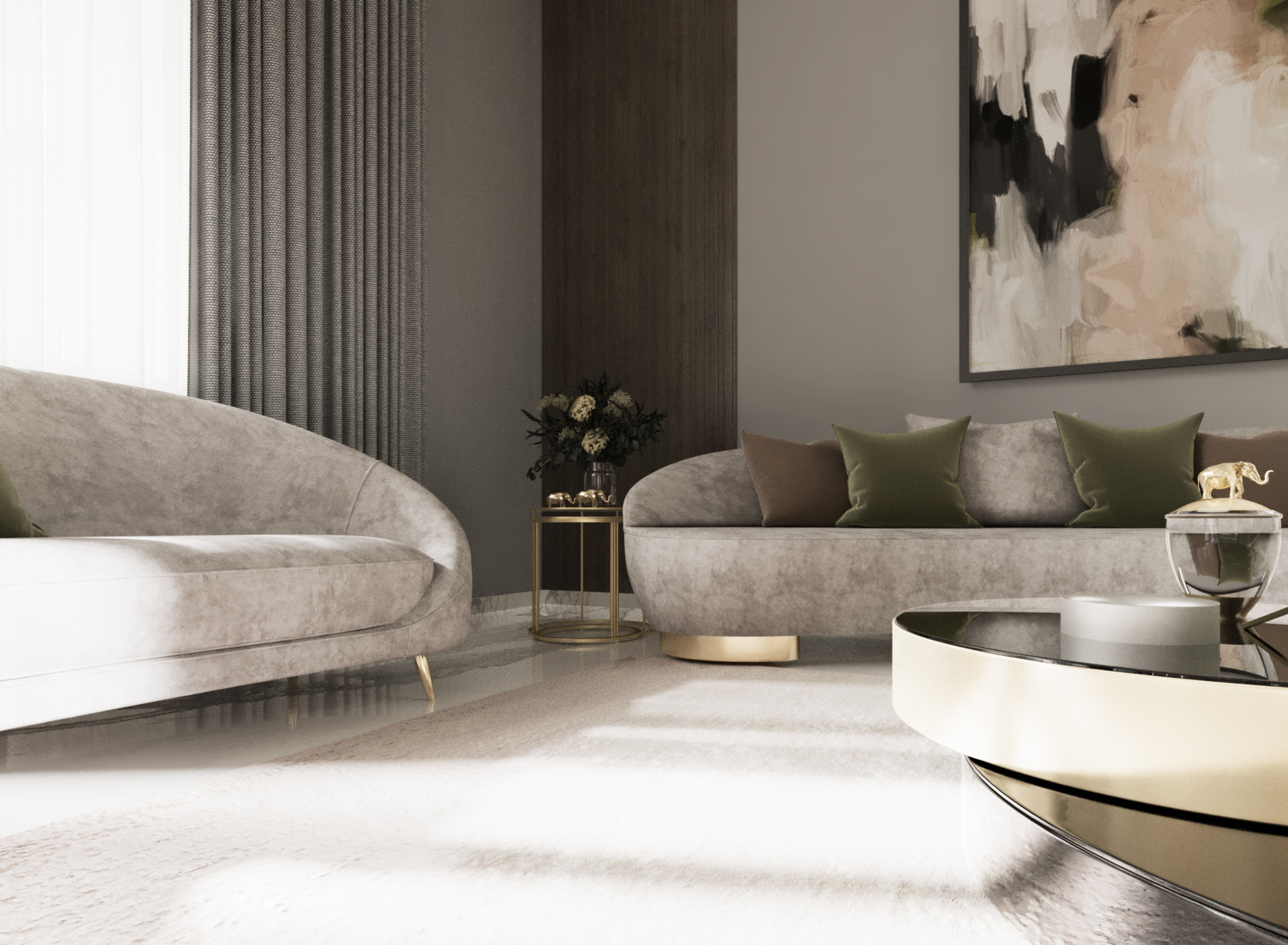 LUXURIOUS VILLA 室内设计丨Ghada Fathy-14