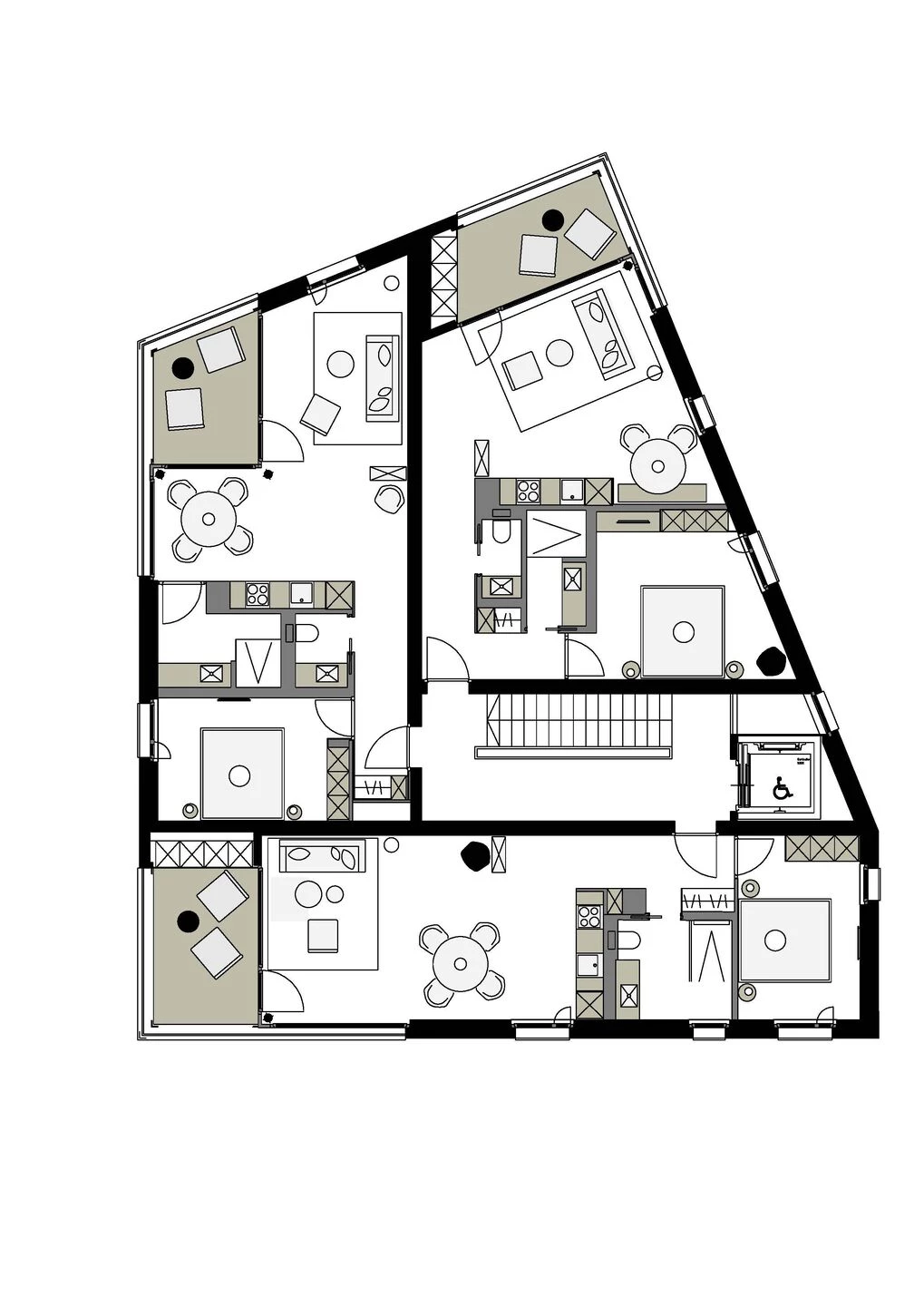 瑞士达沃斯 Parsenn 度假胜地丨iam interior architects munich-13