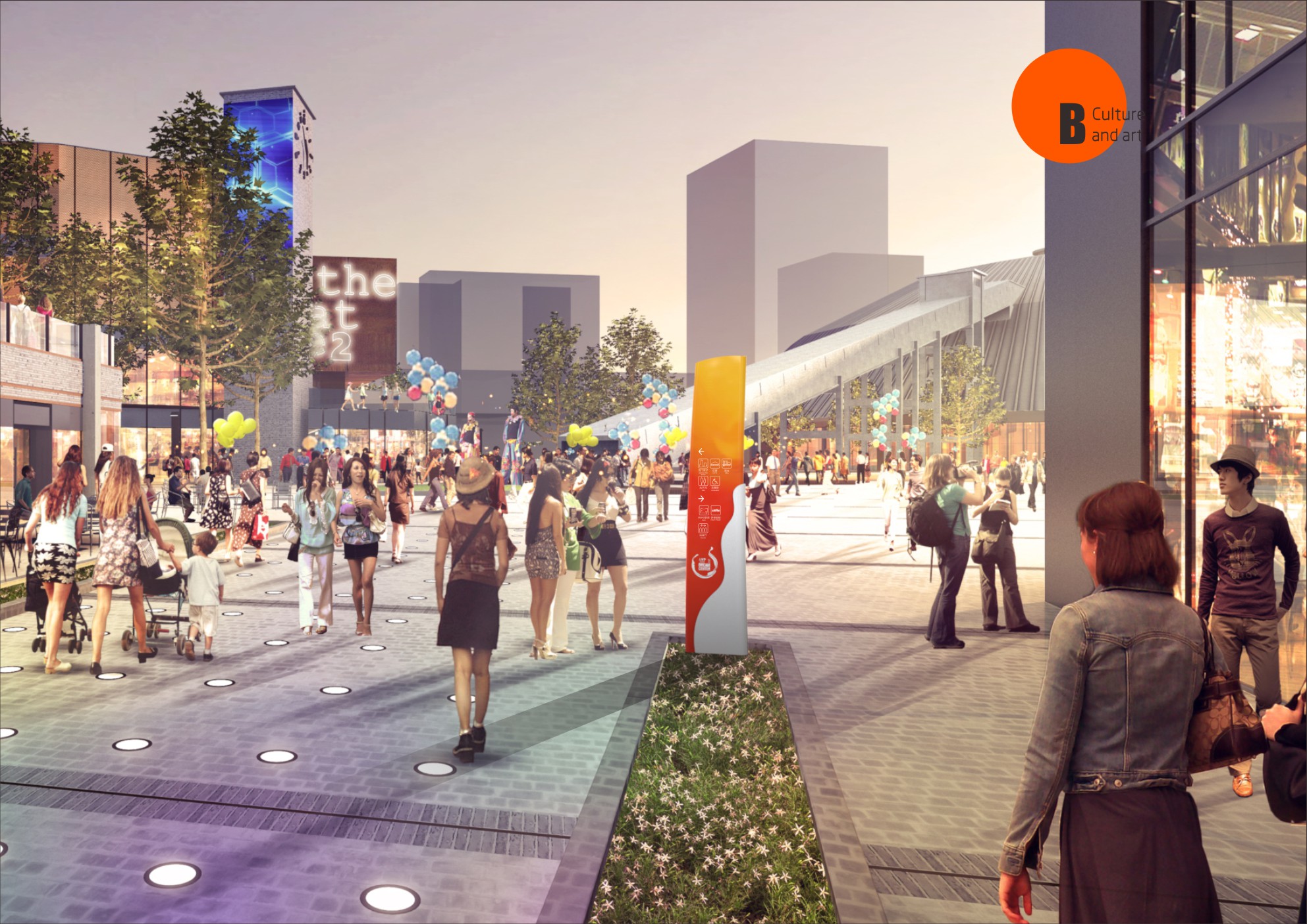 上海梦中心——标识导视设计-17