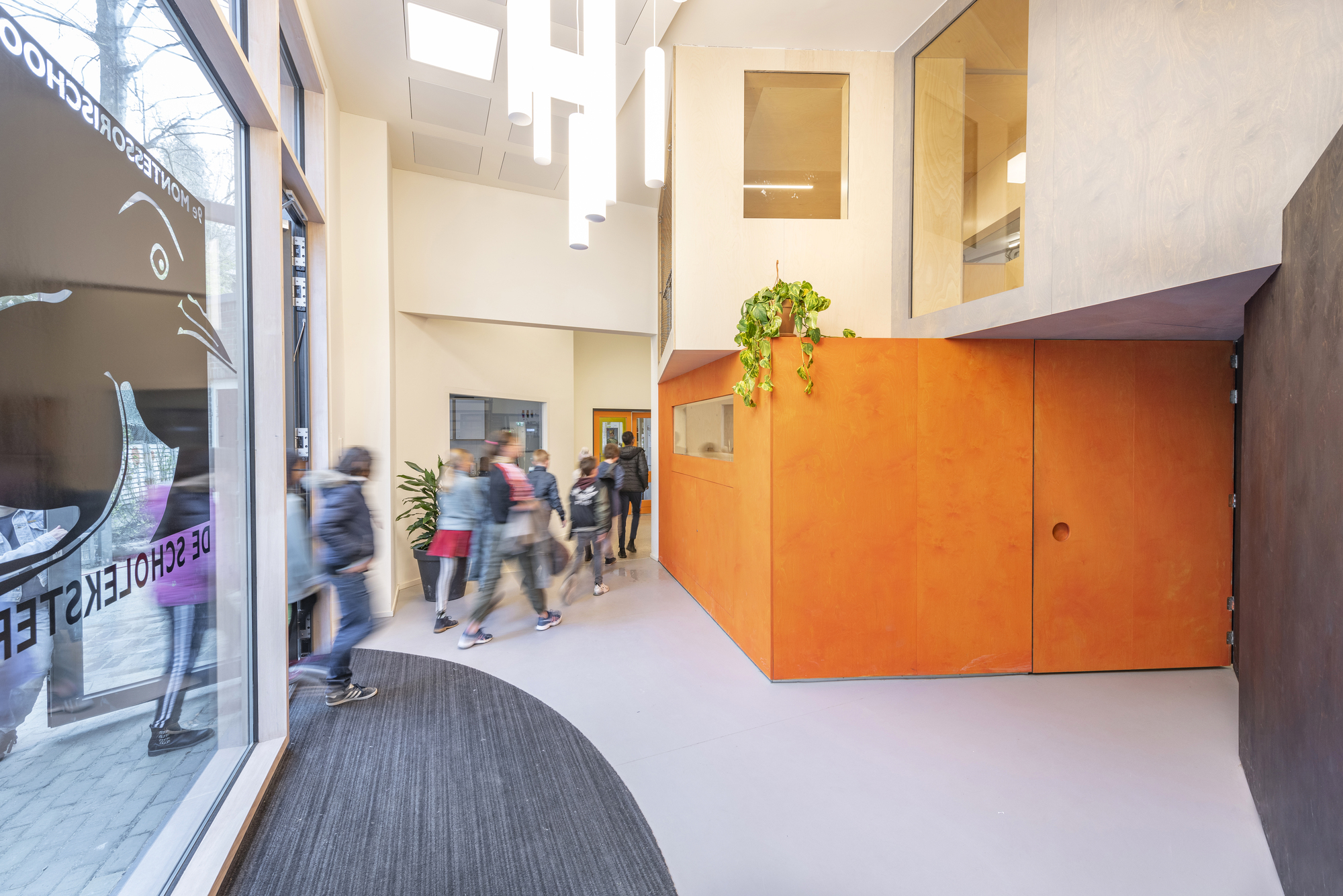 阿姆斯特丹 Montessori 学校 De Scholekster 室内设计-3