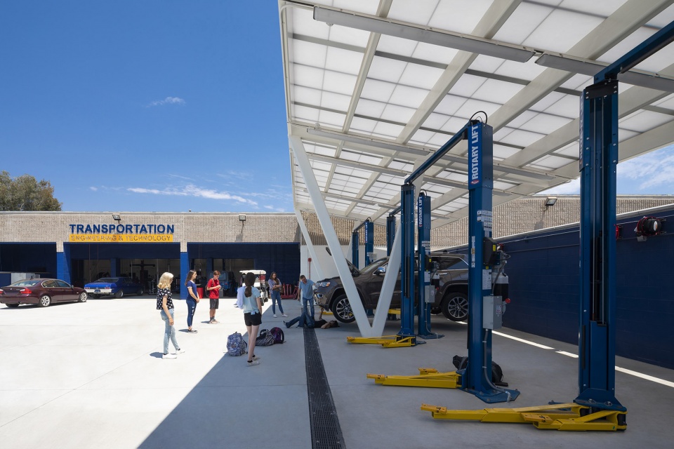 Mira Mesa 高中教学楼与音乐厅丨美国丨Architects Mosher Drew-21