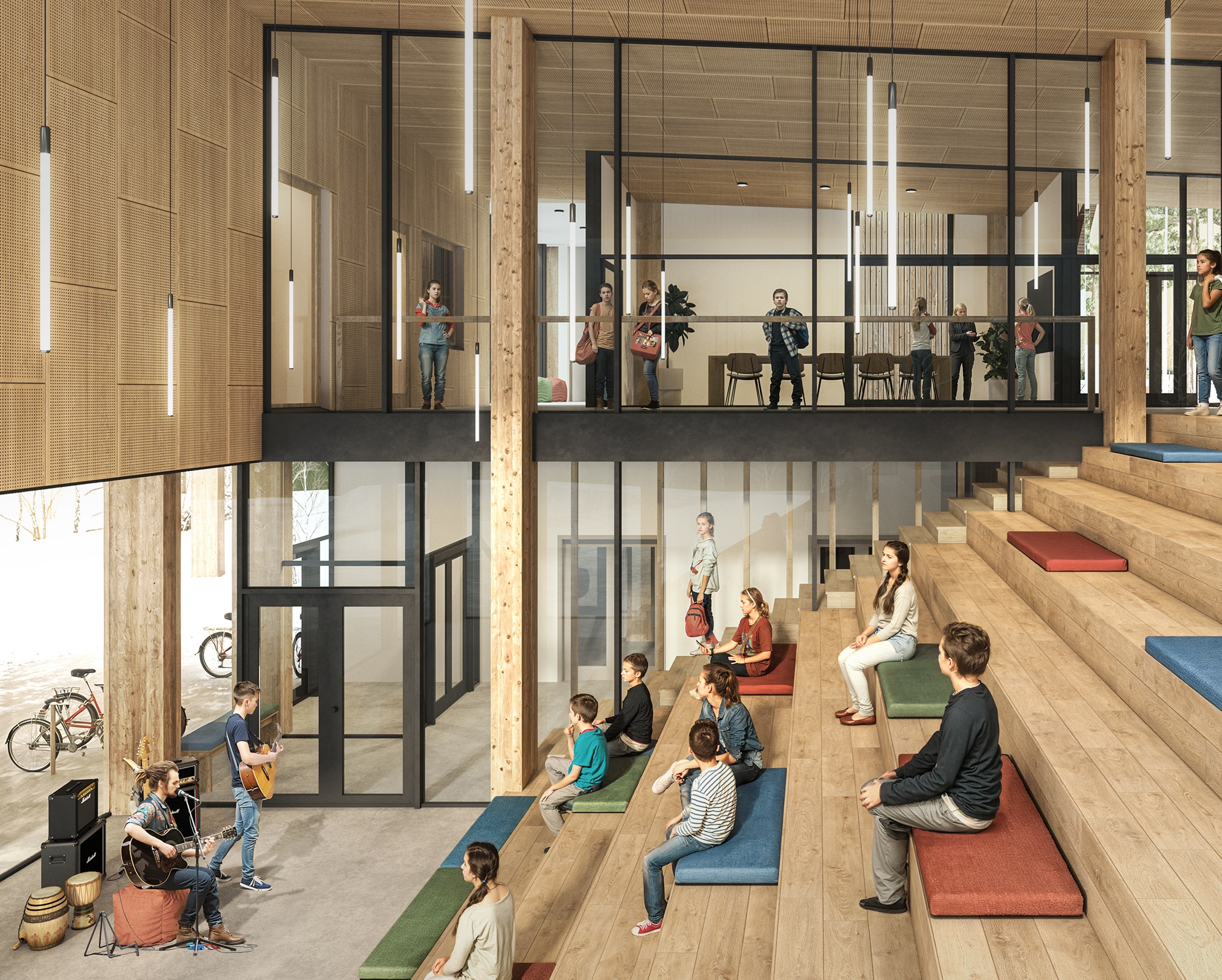 Geilo barne- og ungdomsskole - Arkitektgruppen Cubus-6