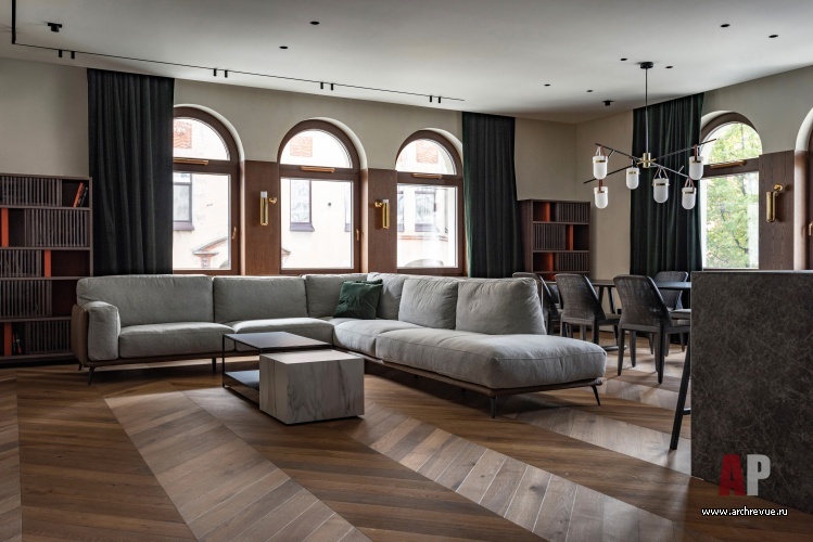 ЖК «Русский дом»四居室公寓室内设计丨俄罗斯圣彼得堡-8