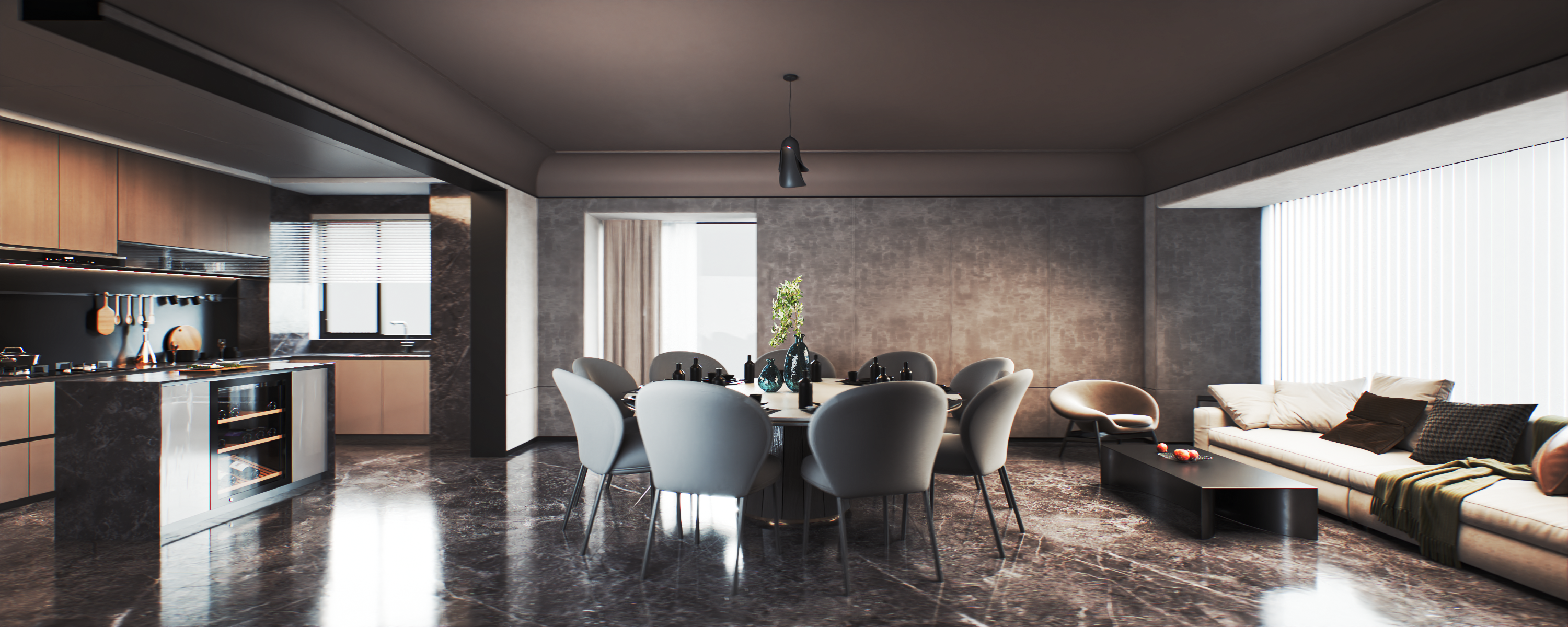 暗系高级感空间设计-13