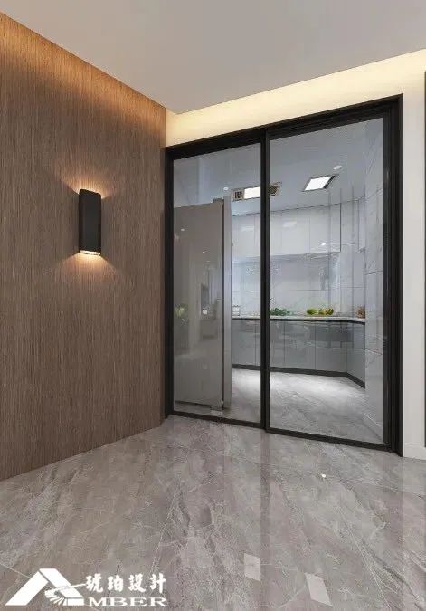 中央花园 95㎡现代轻奢三室空间，优雅设计与实用性的完美平衡-45