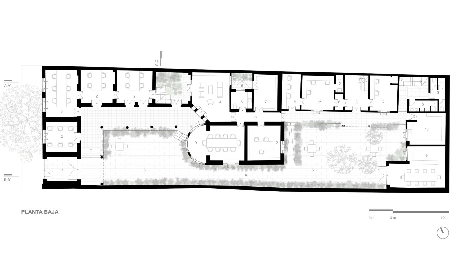 墨西哥 BNS 企业大楼 | 历史与现代共融的办公空间-14