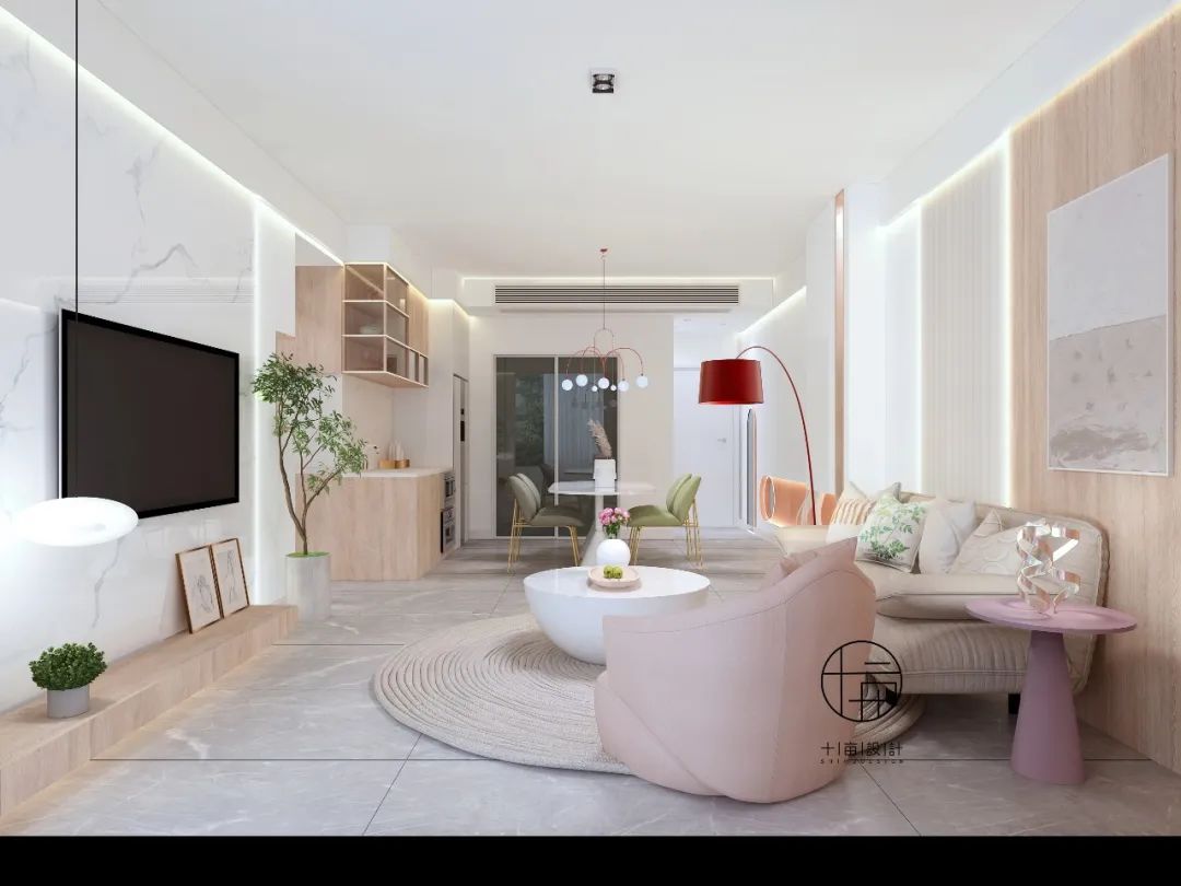 内江邦泰天誉 103㎡自然新颖个性空间设计-16