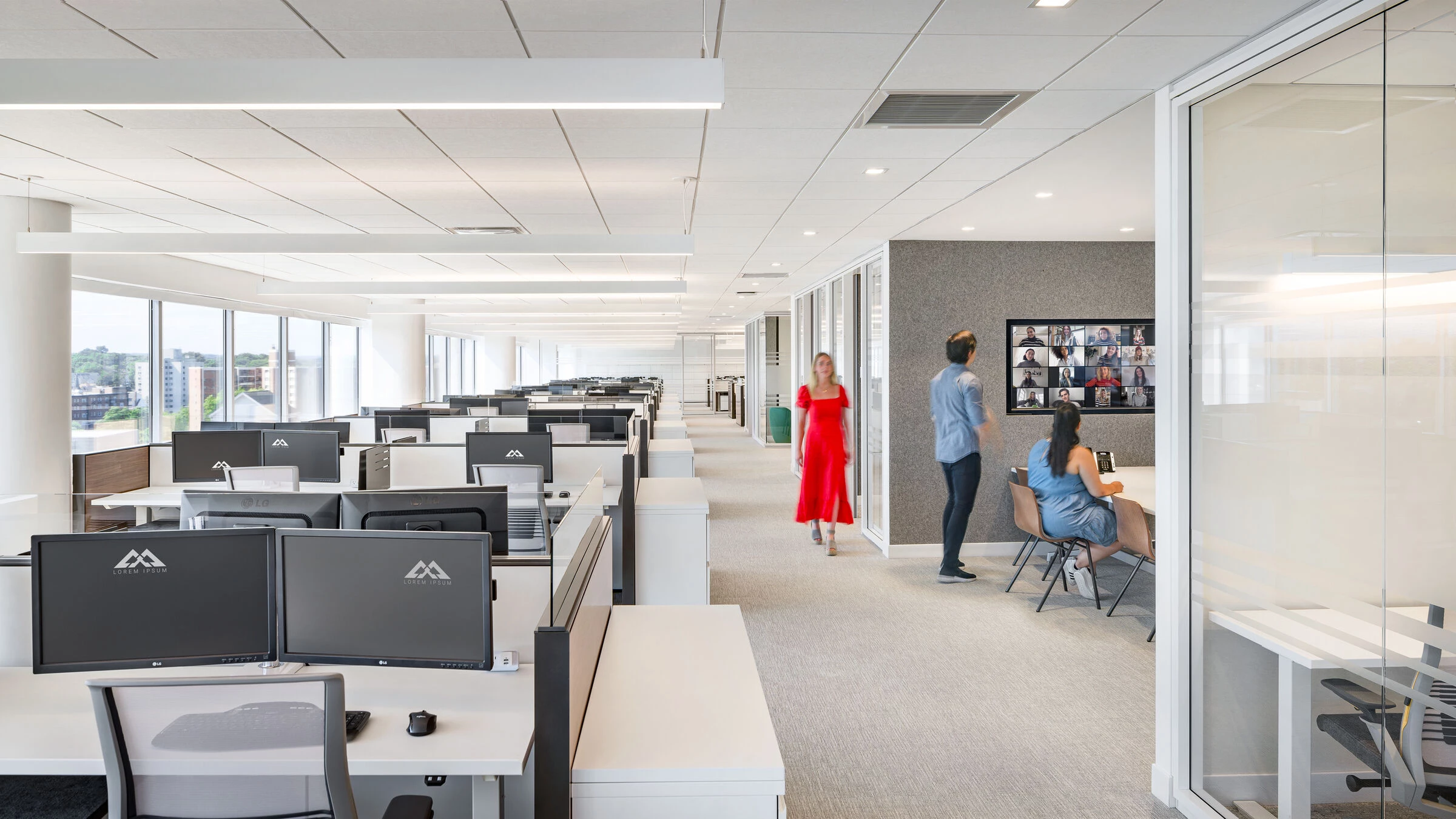 跨国保险公司的现代办公空间丨美国康涅狄格丨MKDA-7