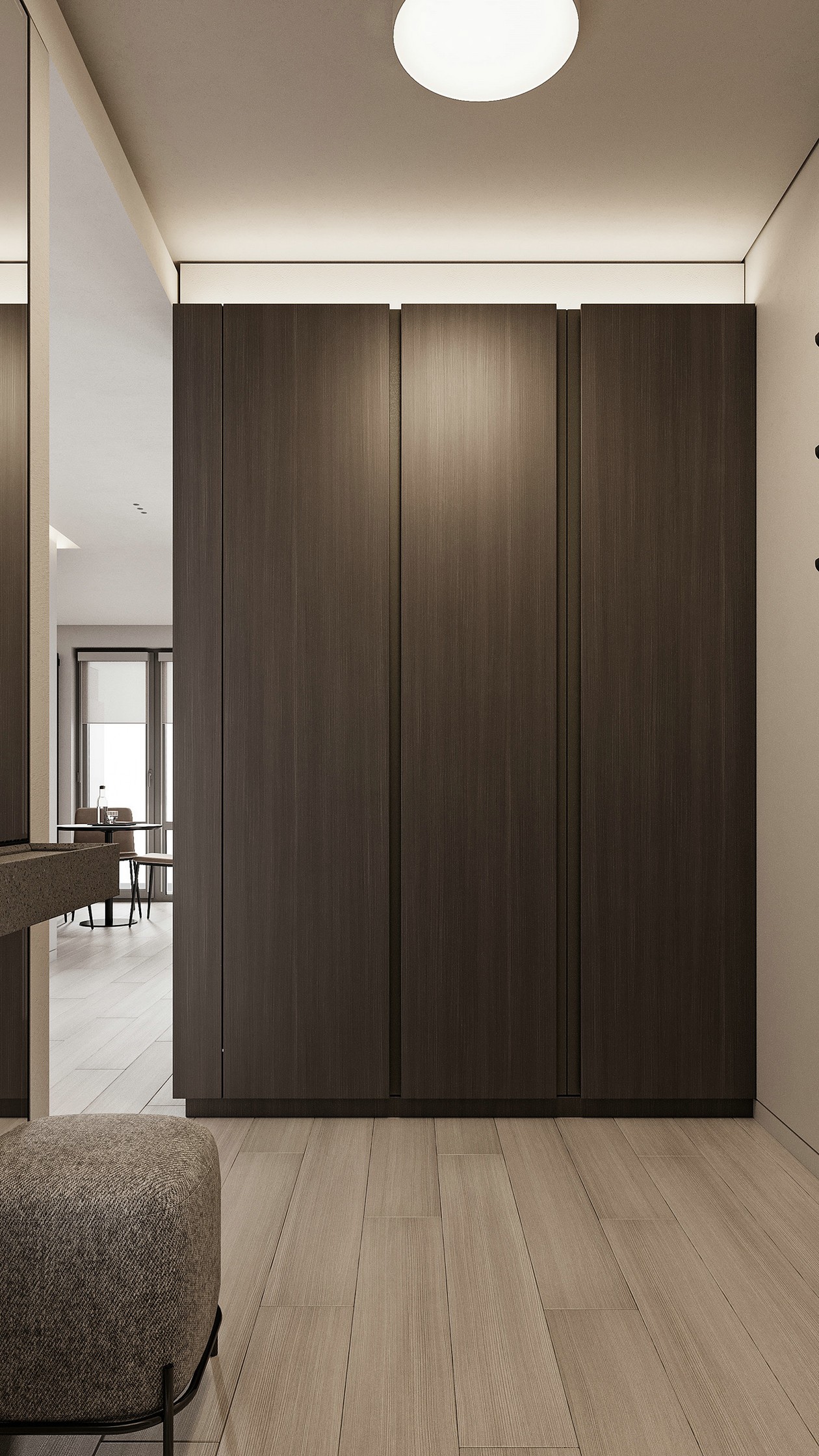 浅色系小空间公寓设计-2