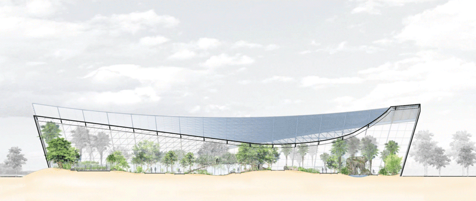 南通植物园温室 | 轻舟造型，四季花卉展示-38