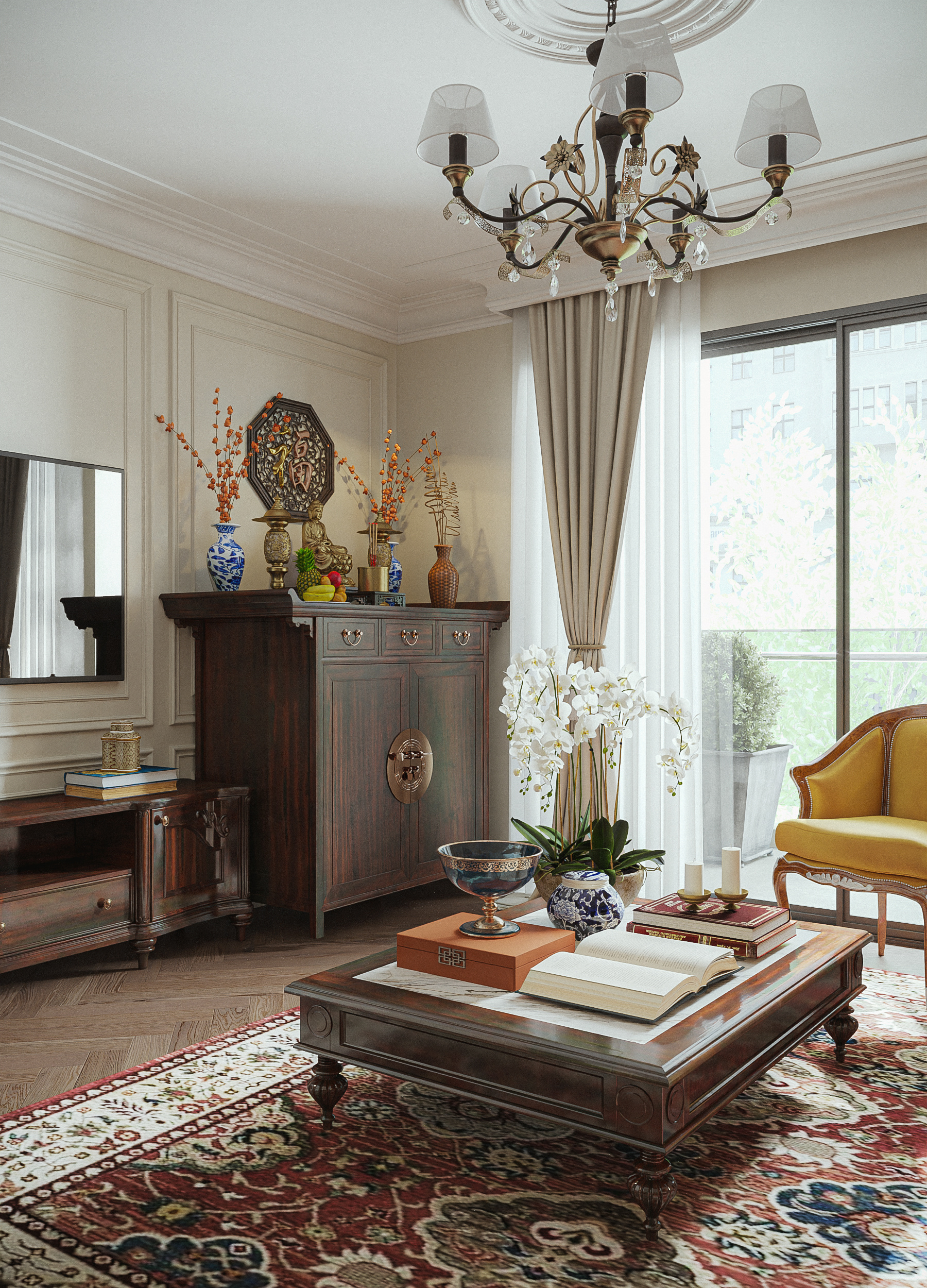 中国风公寓丨越南河内-15