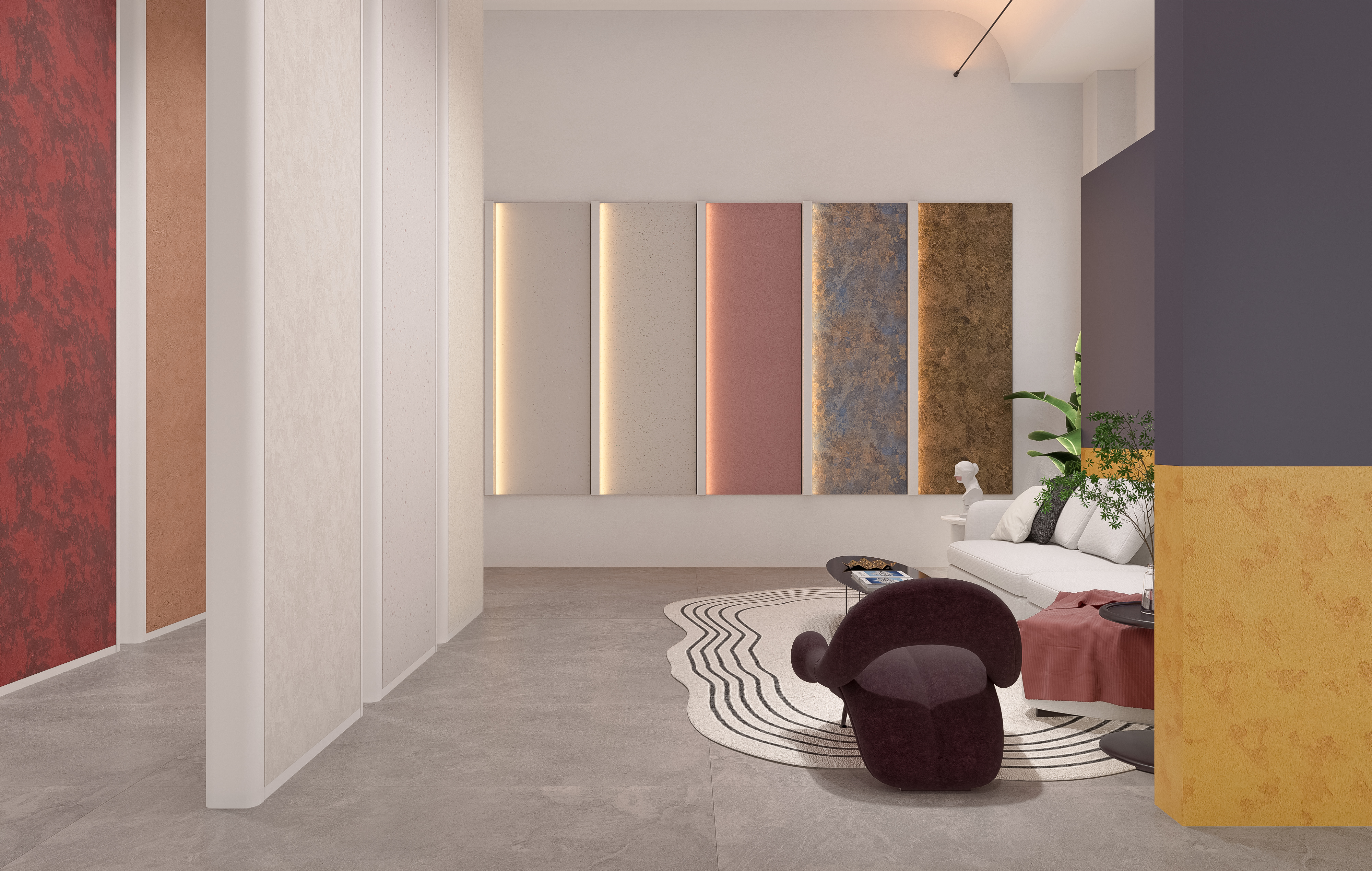 艺术漆展厅室内案例-17