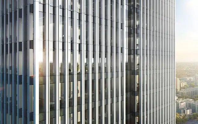 南京金融城二期打造 417 米新地标,绿色峡谷景观成焦点-14