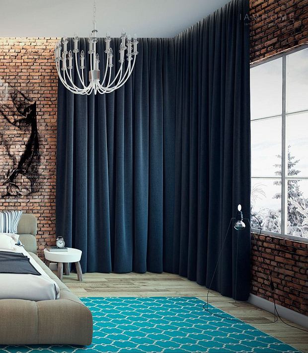 现代灰蓝色调公寓室内设计丨俄罗斯I AM HOME室内设计工作室-31