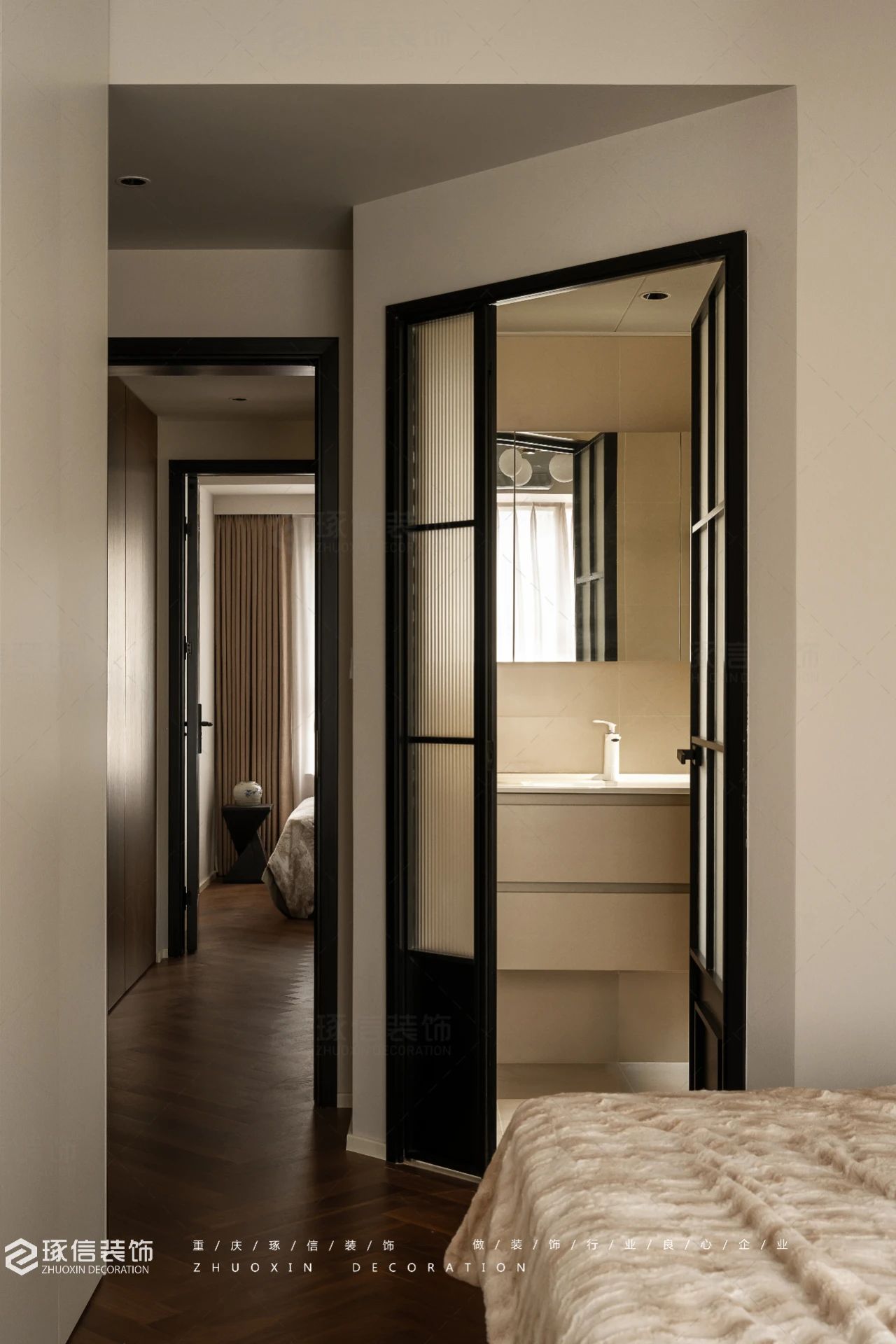 95 平复古风个性自在住宅丨琢信装饰-26