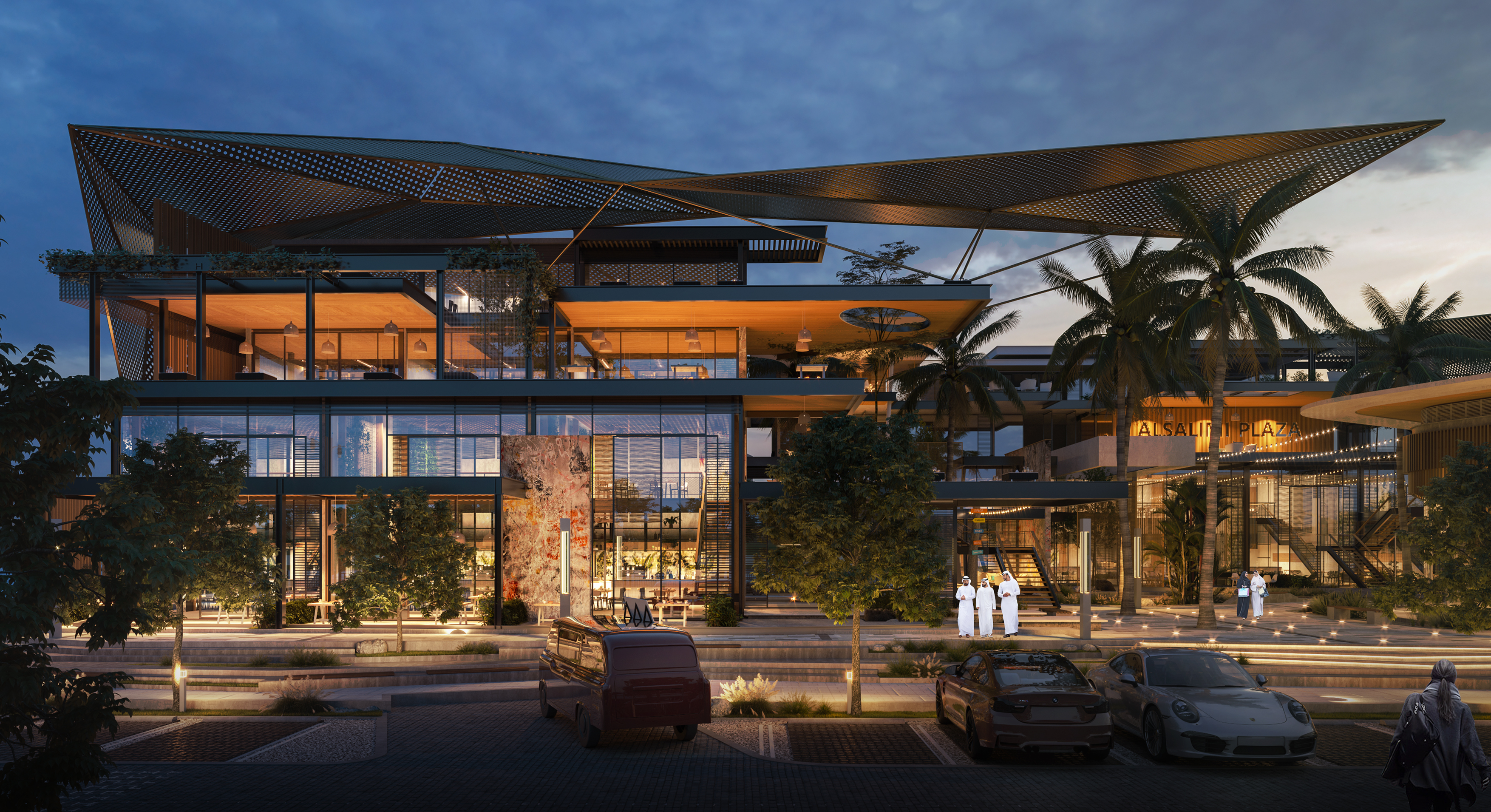 AlShati strip mall -Archdaily Competition-8