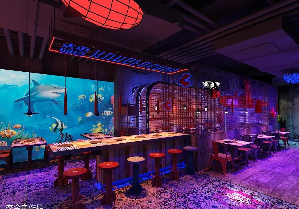 
餐厅设计-西点军蟹第一代形象 -4