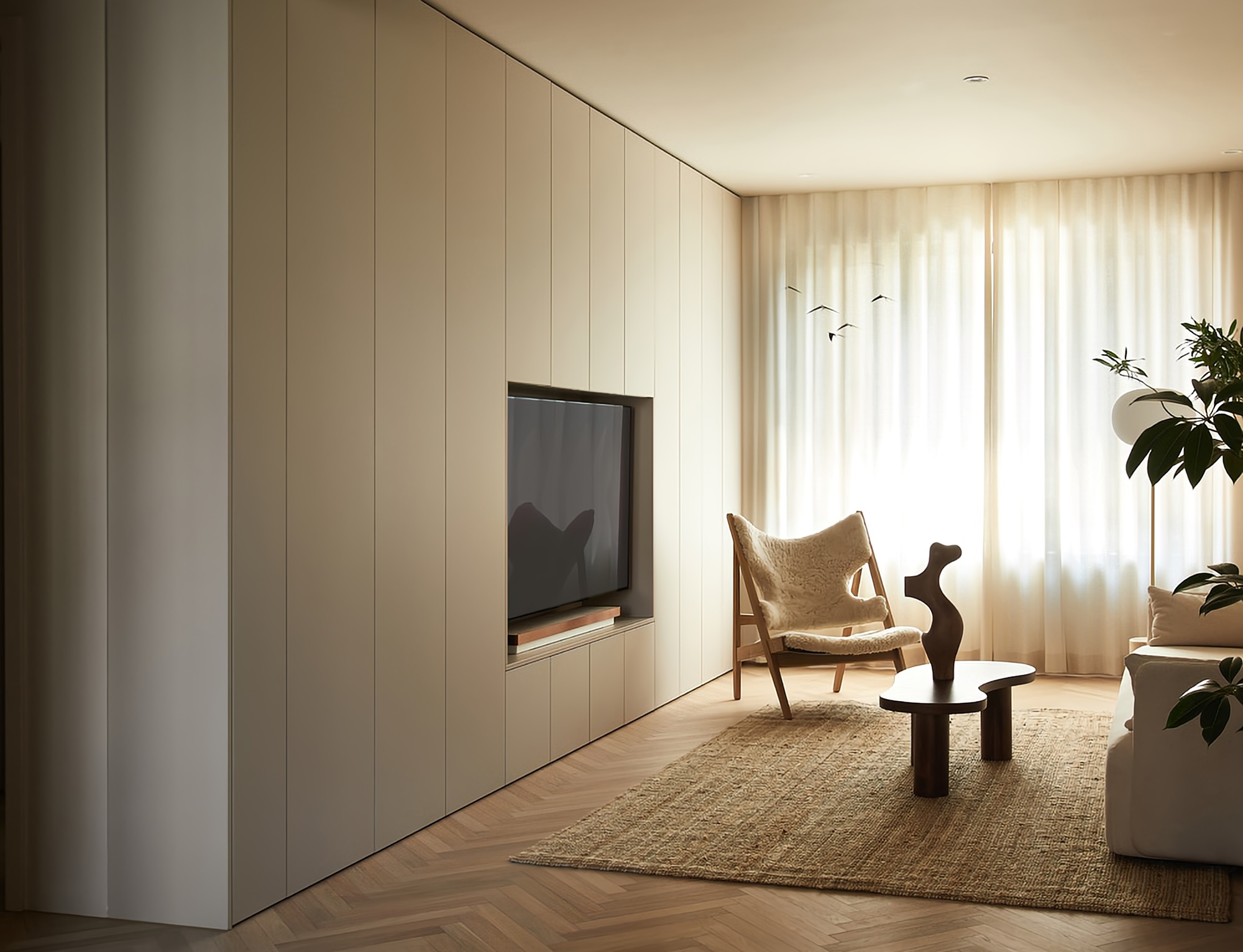 NOTHING DESIGN 奶油复古感公寓-1