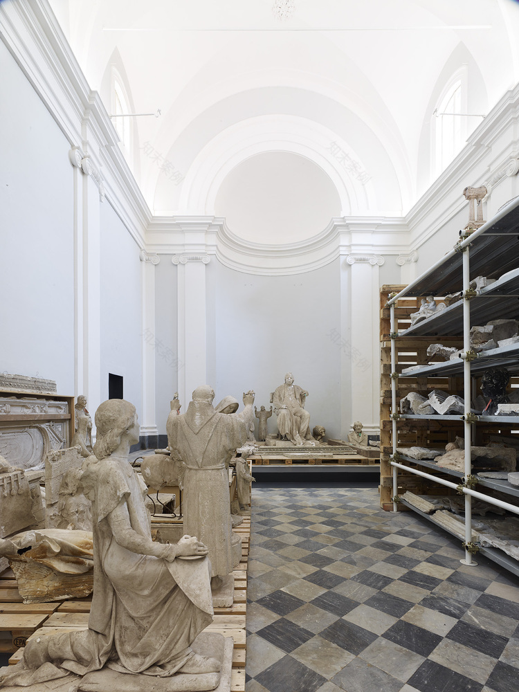 San Pellegrino Church Restoration and Outfitting of Plaster Deposits MICROSCAPE architecture urban design AA-56