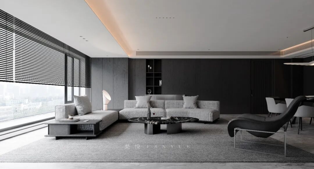 FANYUESTUDIO|江上印180㎡精装改造·现代意式黑奢婚房-26