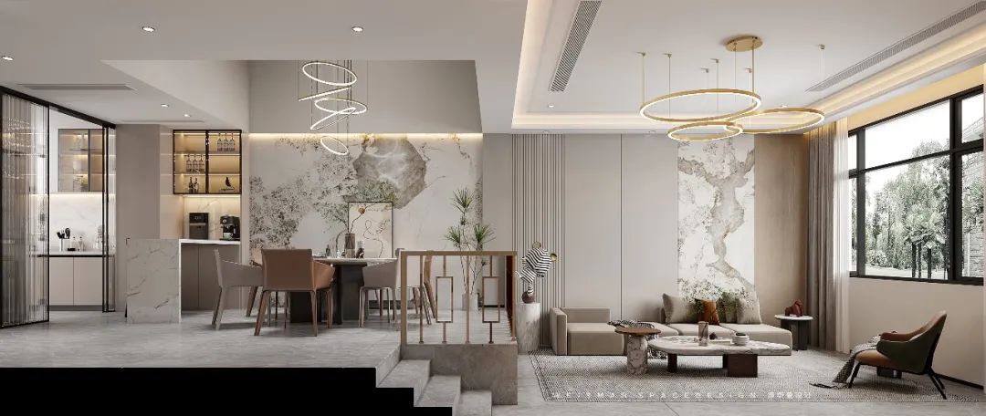 苏州独墅岛 300㎡别墅设计丨中国苏州丨苏州维斯曼全案设计-3