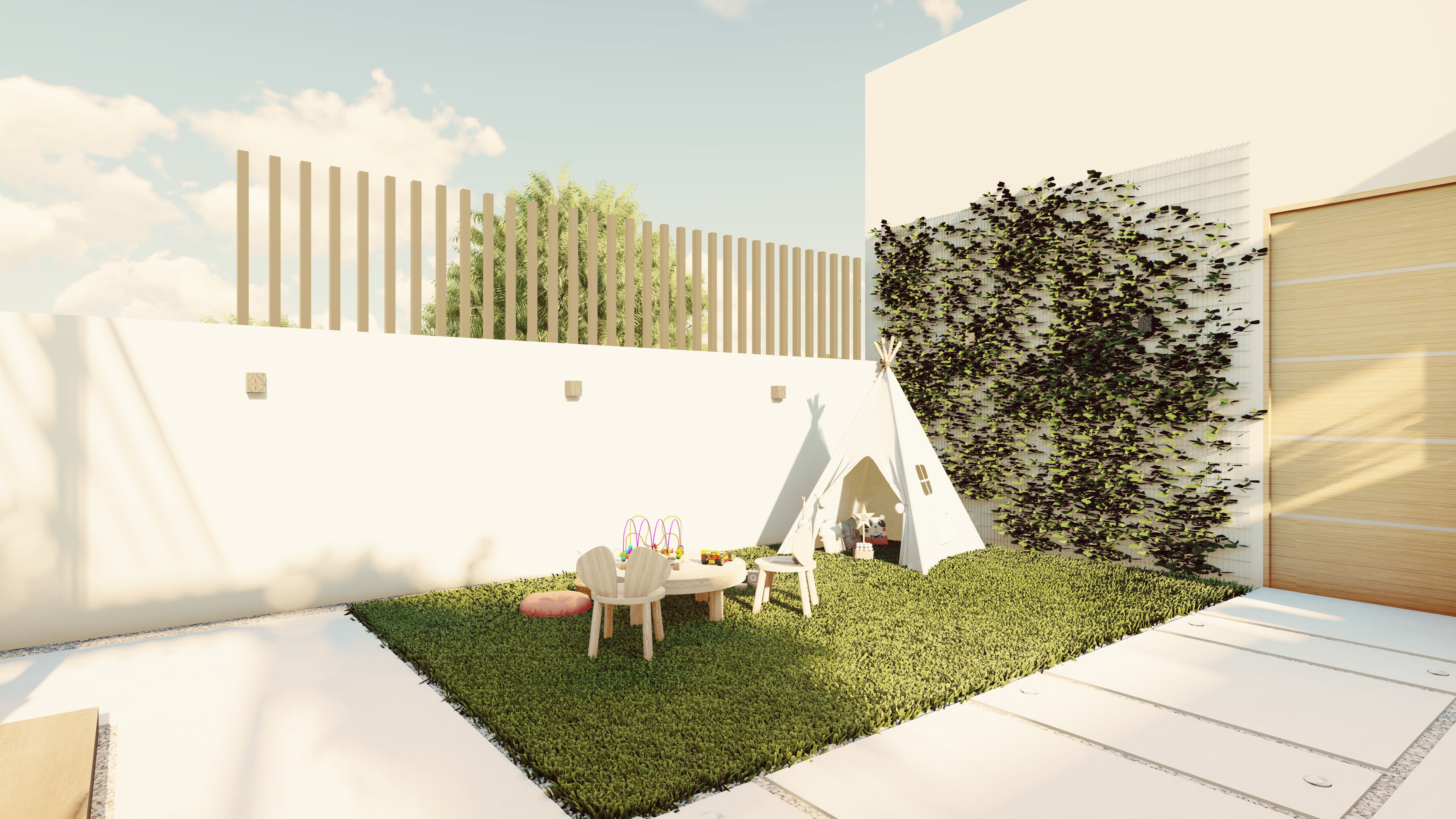 MODERN ROOF LANDSCAPE WITH KIDS AREA (KSA)-7