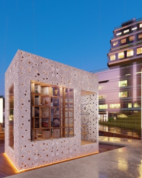 Bookshop kiosk proposal in EL Azbakeya Competition