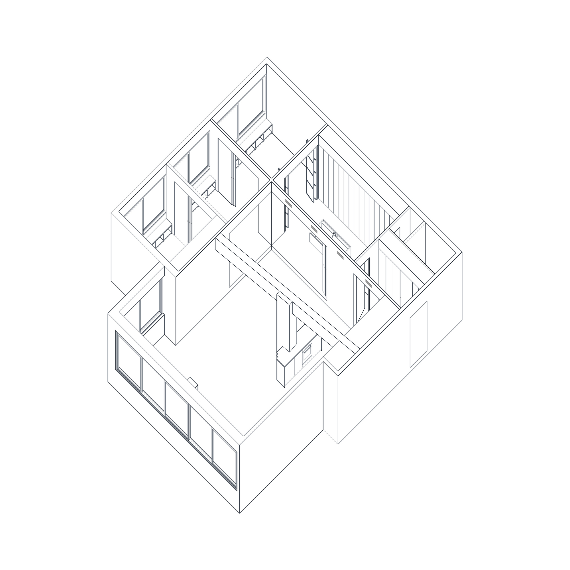 Astral Weeks Flat and Exhibition Space / Oblique-12