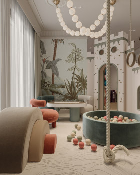 儿童活动区丨iSultonov Art（Studio:HomeConcept）