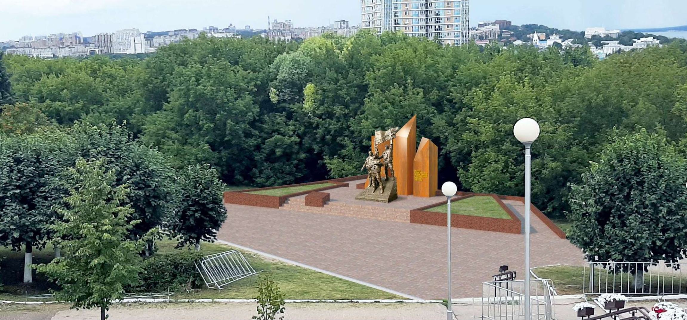 Чебоксары市“Победа”纪念公园纪念建筑及景观设计竞赛项目丨俄罗斯-60