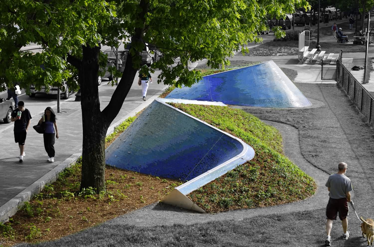 海浪或陆地波浪丨美国波士顿-14