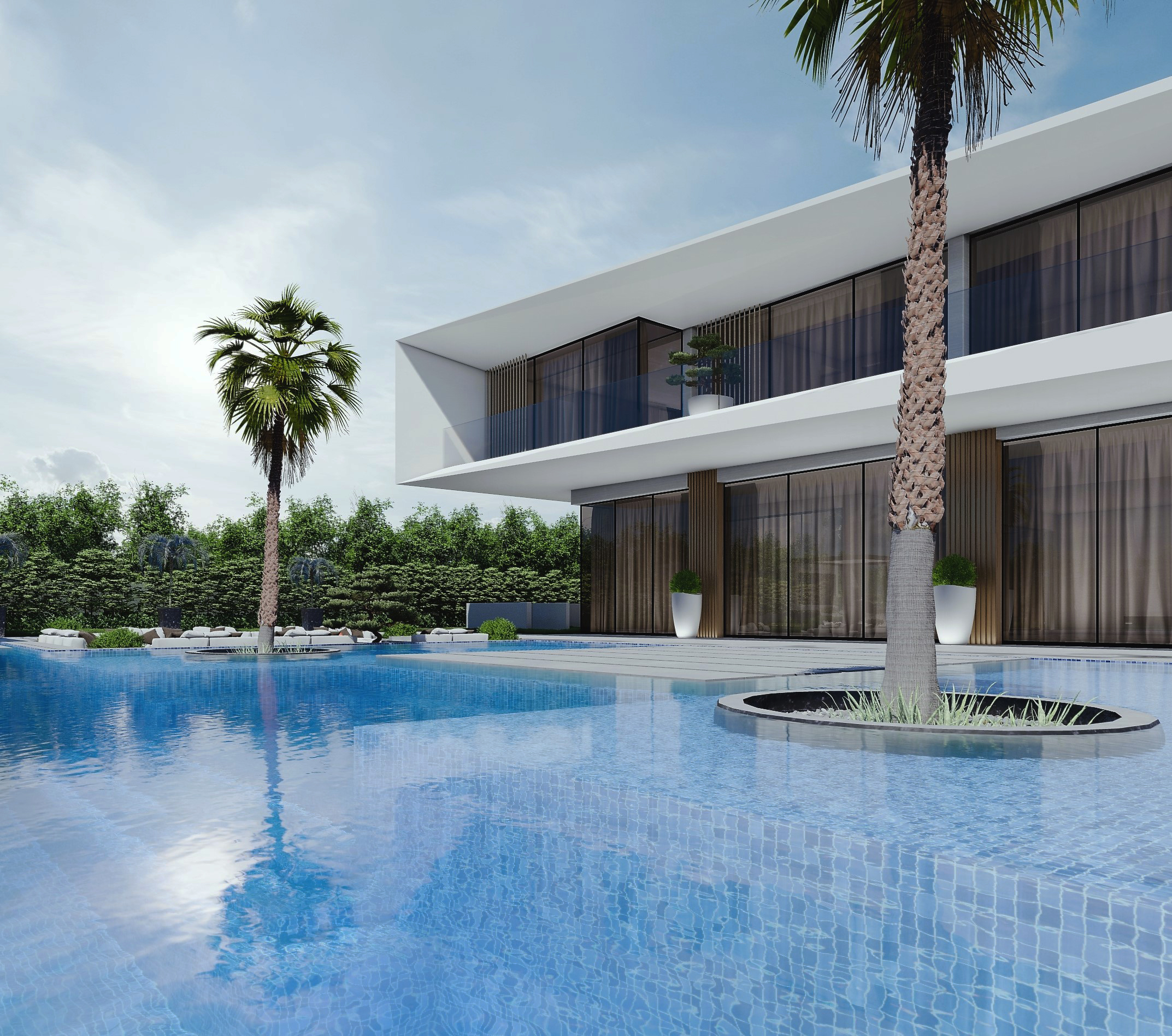 V2 HG 别墅外景观设计丨阿联酋迪拜丨Eleven Plus 装饰设计工作室-9