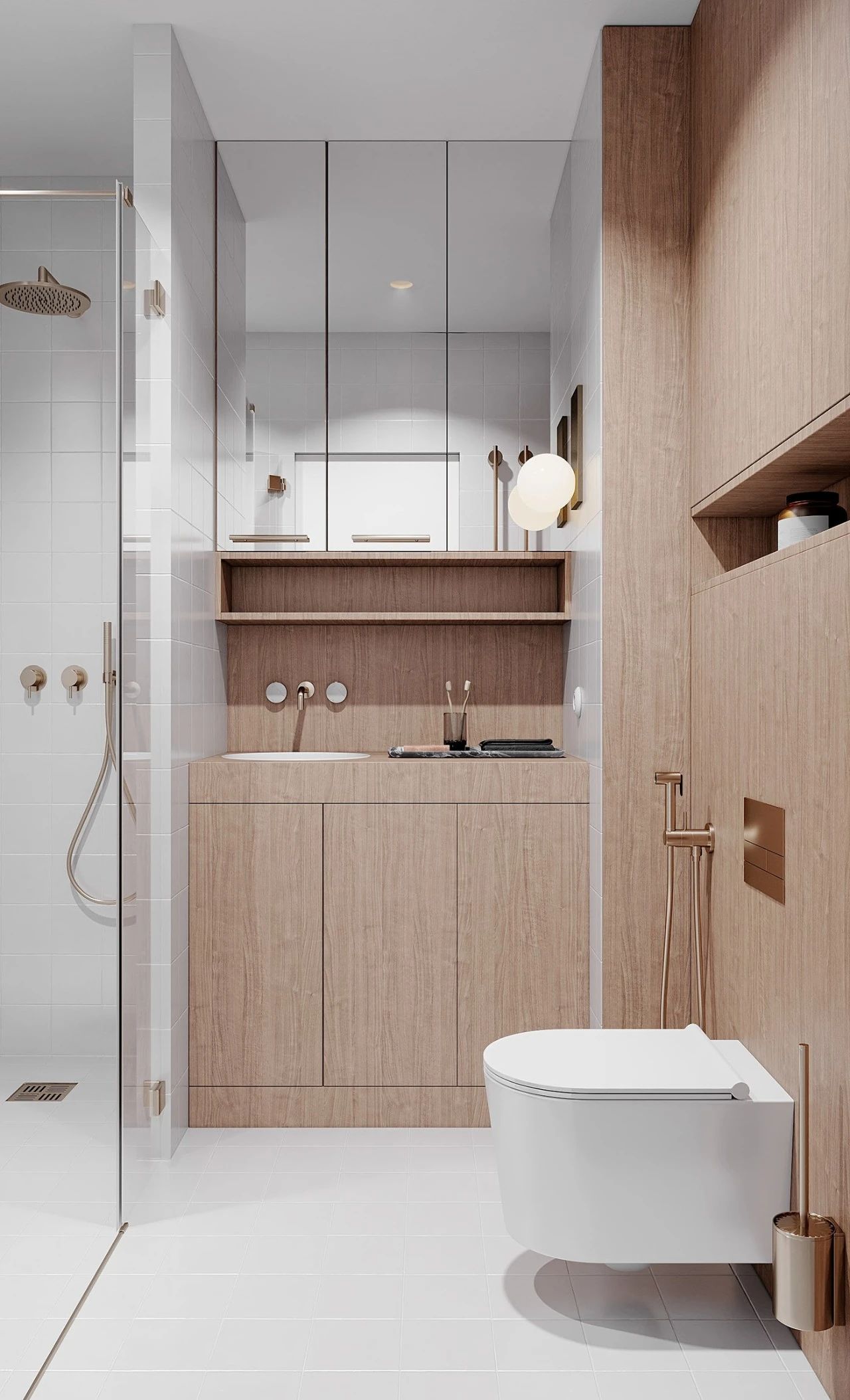 31㎡纯净白色系小户型设计丨Anastasia Ershova-28