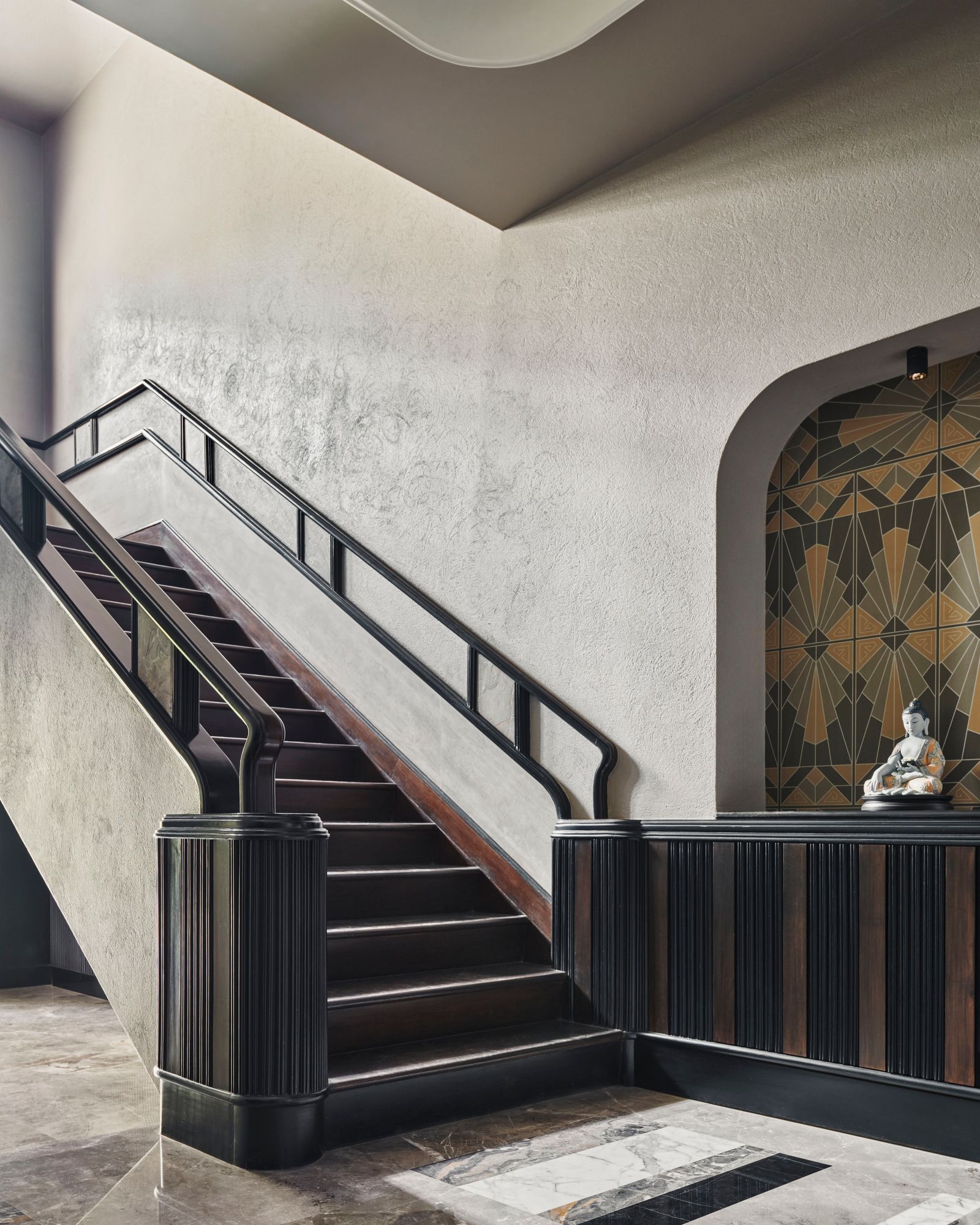 加尔各答一座装饰艺术风格平房的当代改造丨印度加尔各答丨Spaces and Design的Pooja Bihani-21