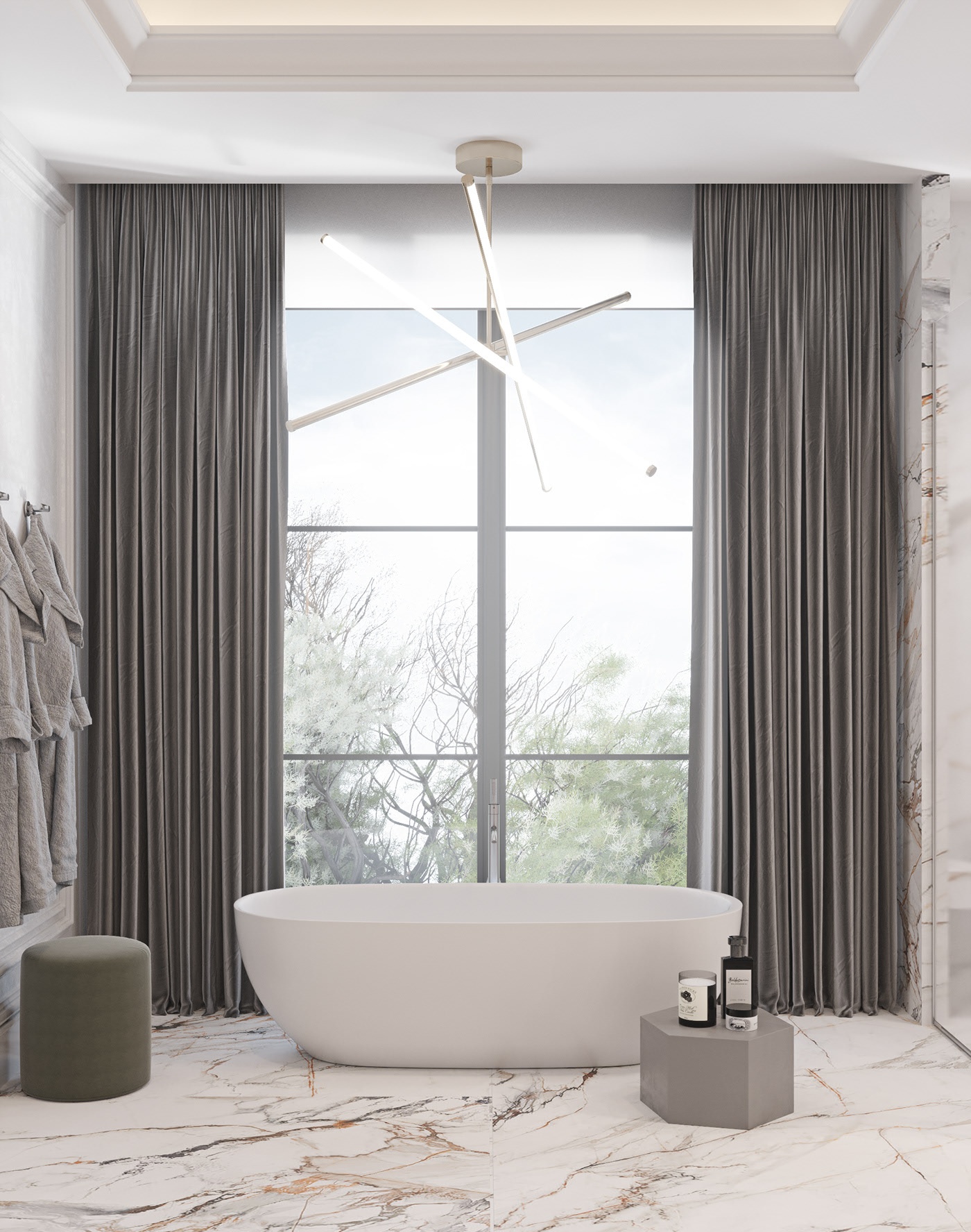 浅色系别墅设计-21