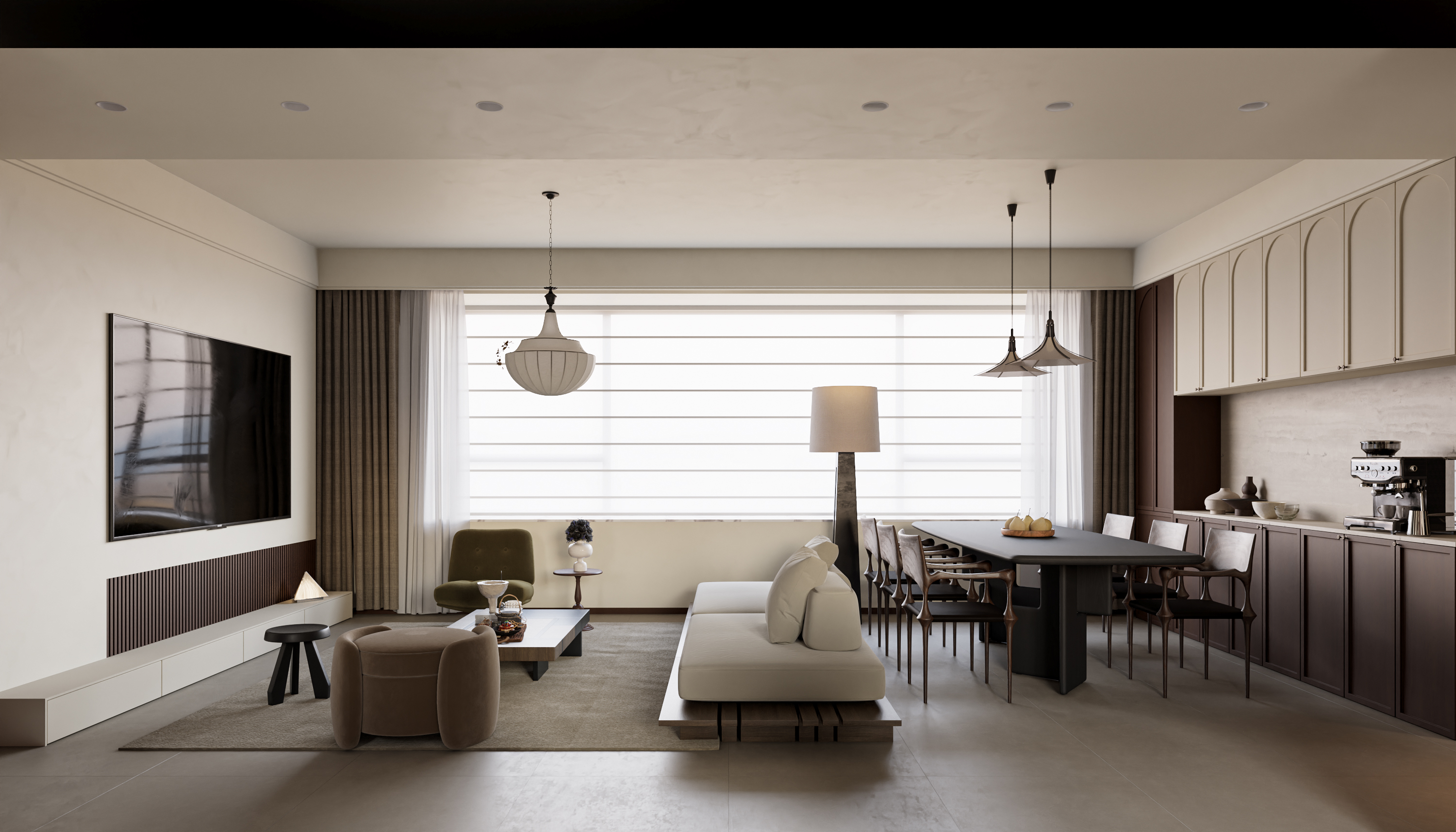 近期渲染 | 中古现代-6