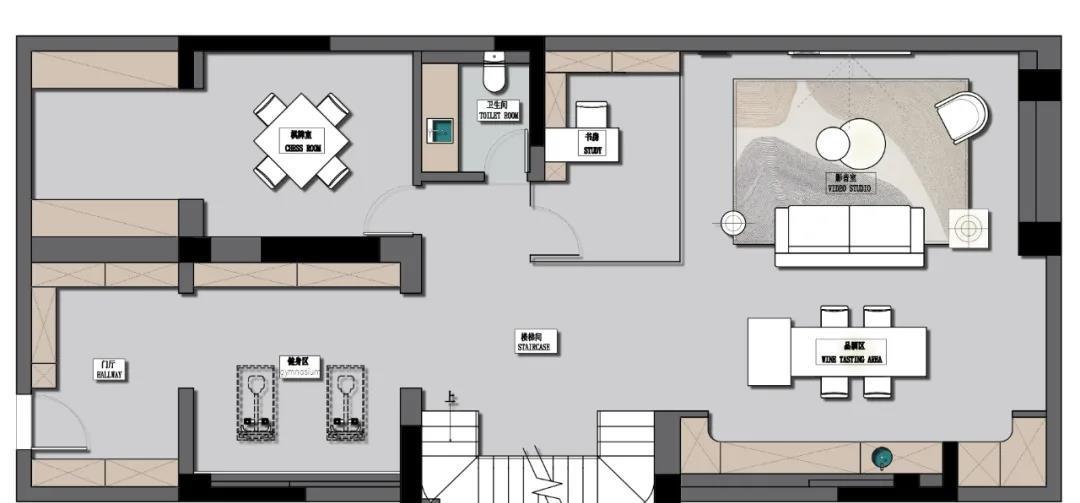 极简美学 · 350㎡底复空间的精致改造-0