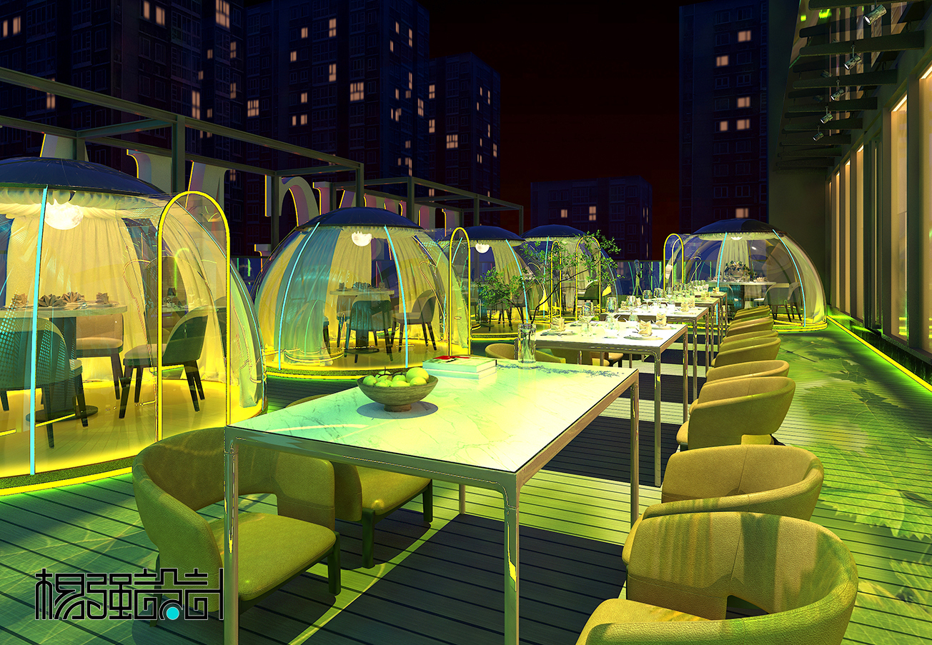 湖南菜馆-商场店设计-18