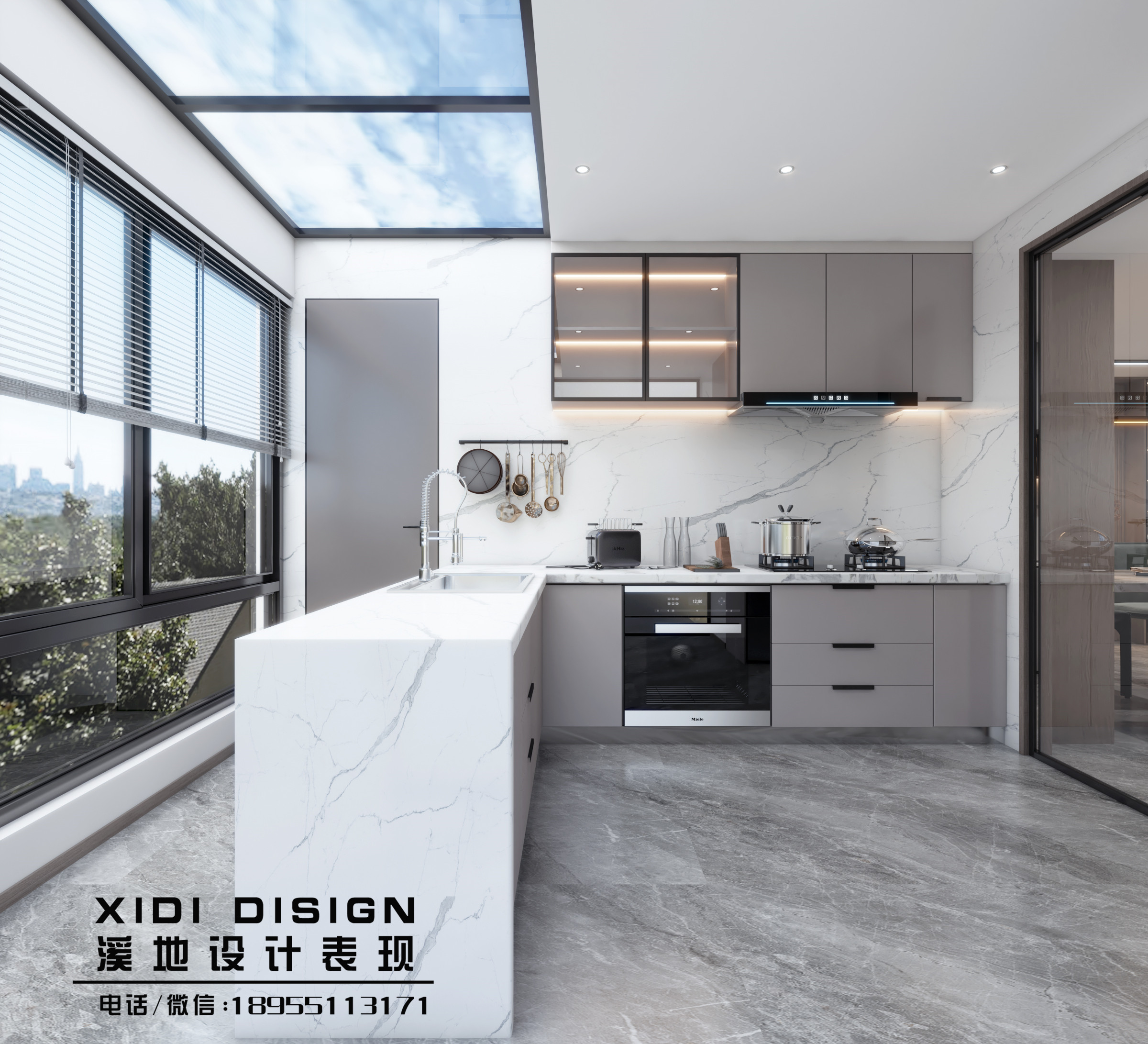 宁静舒适的现代简约木色空间-6