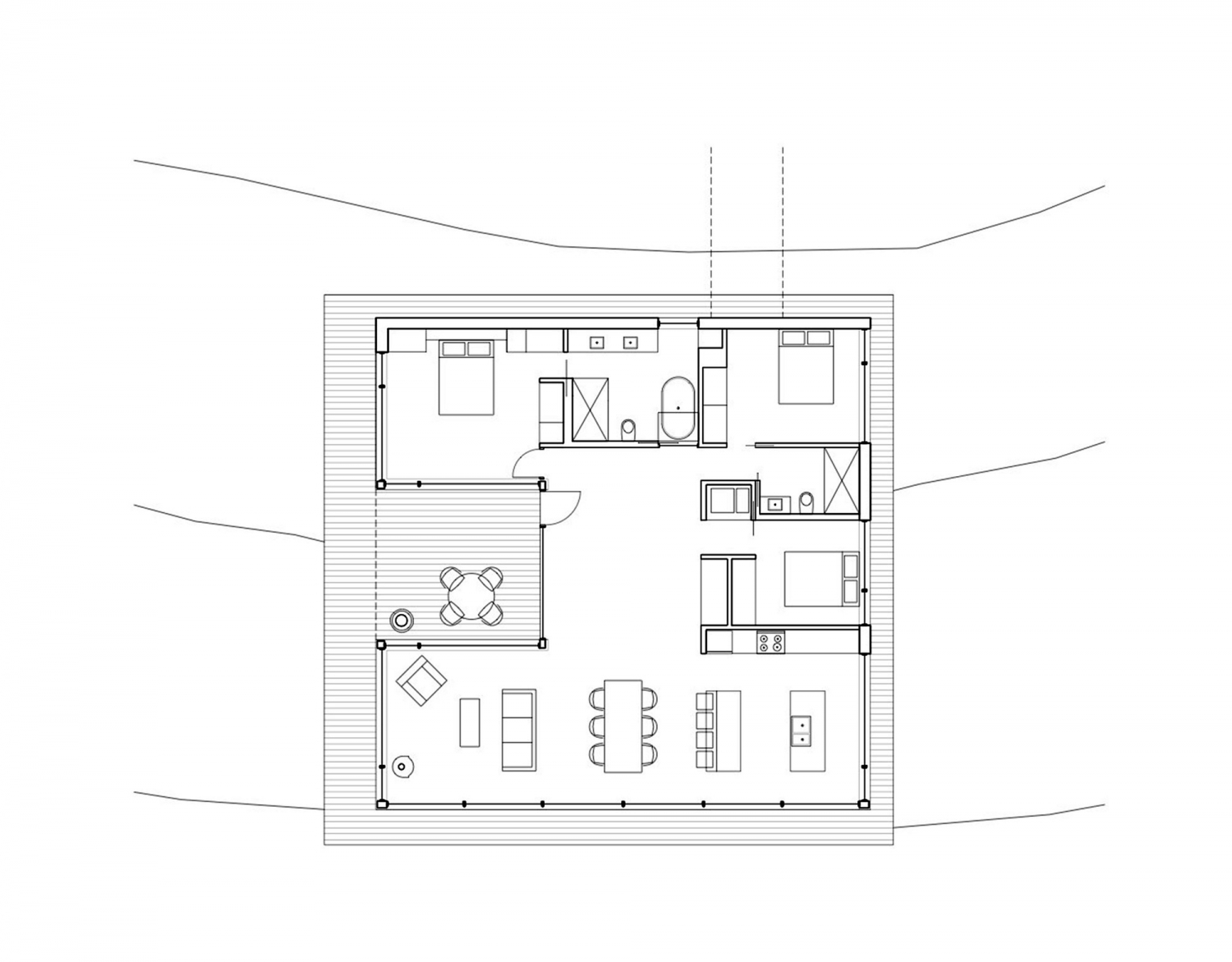 悬浮于加拿大高原的景观住宅-35