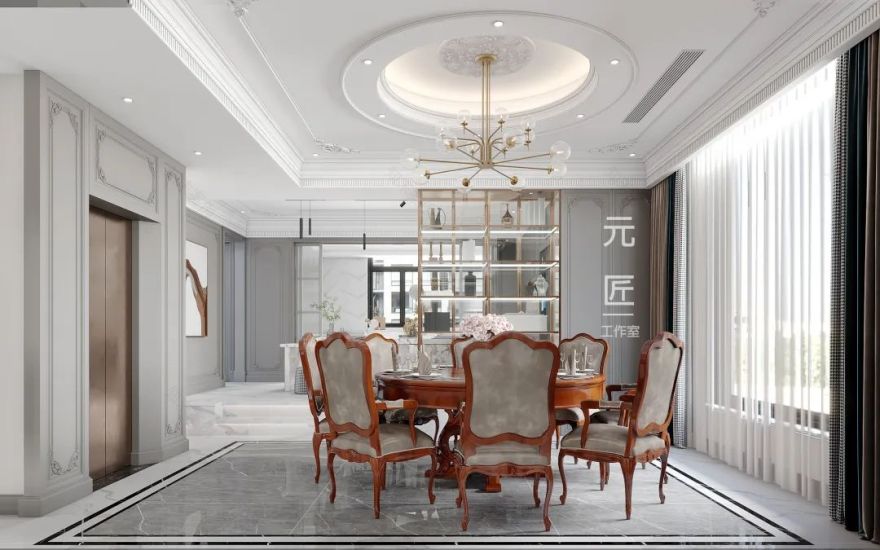 美式轻奢的优雅格调丨元匠设计-11