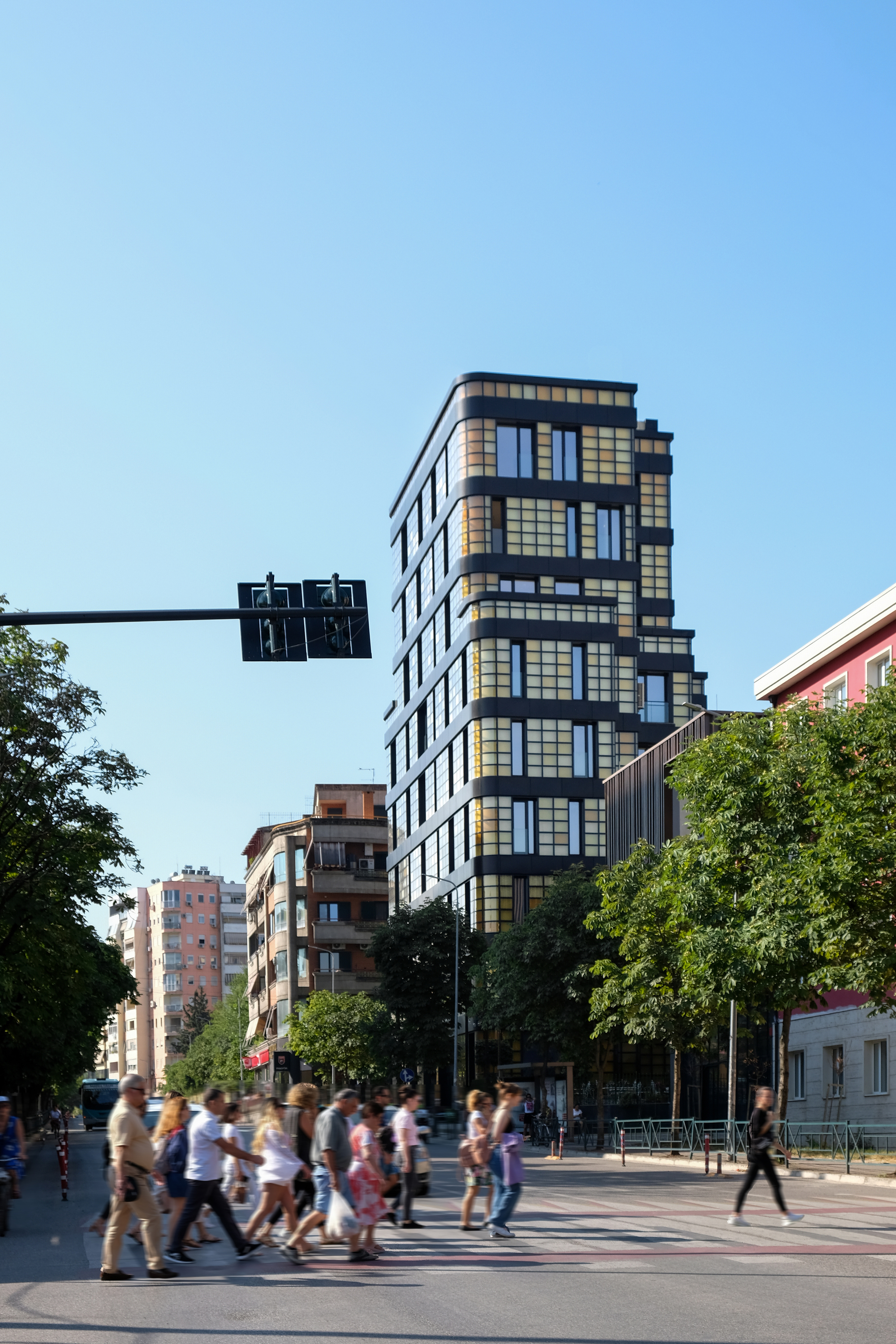 Golden Reflections 住宅楼丨阿尔巴尼亚地拉那丨A7 设计工作室-13