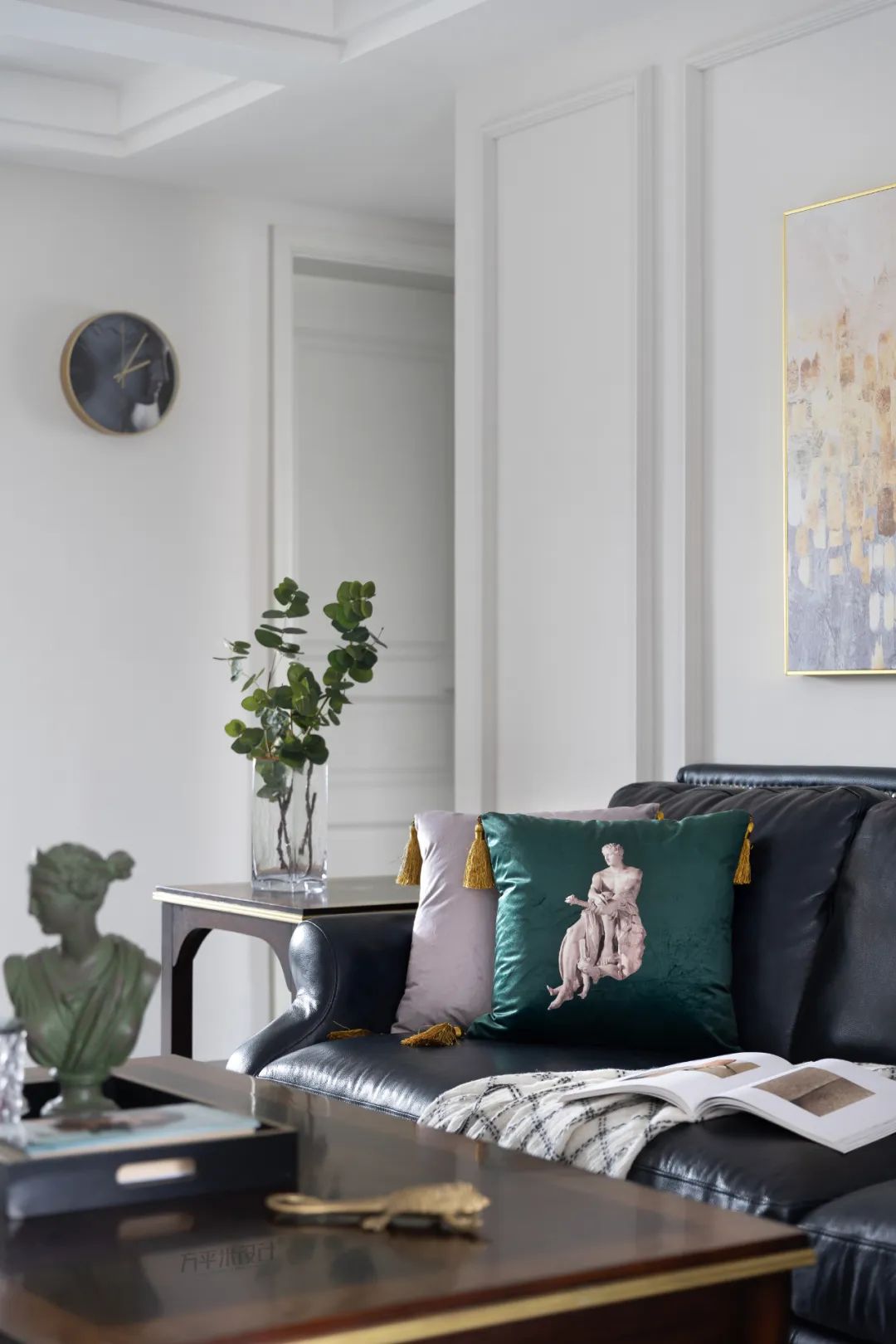 金福苑 82㎡美式混搭,复古与轻奢的完美融合-35