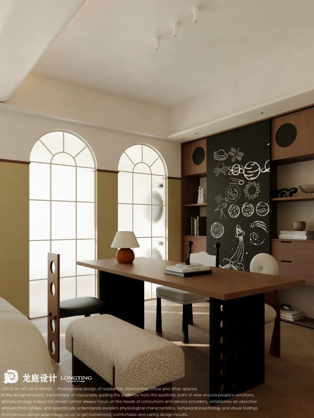 湖州·天悦府中古奶油风格设计丨中国湖州丨龙庭设计-29