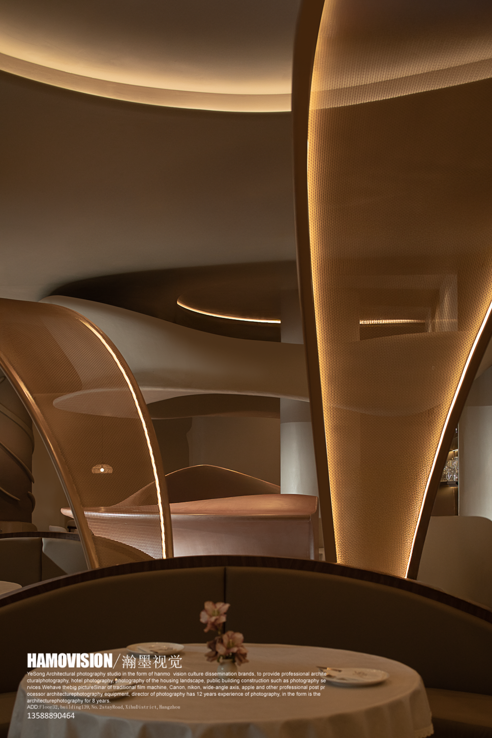 环球首发！×餐厅空间·有家餐厅·壹高|袁杰设计：引自然入室，绘沙海繁花之境-31